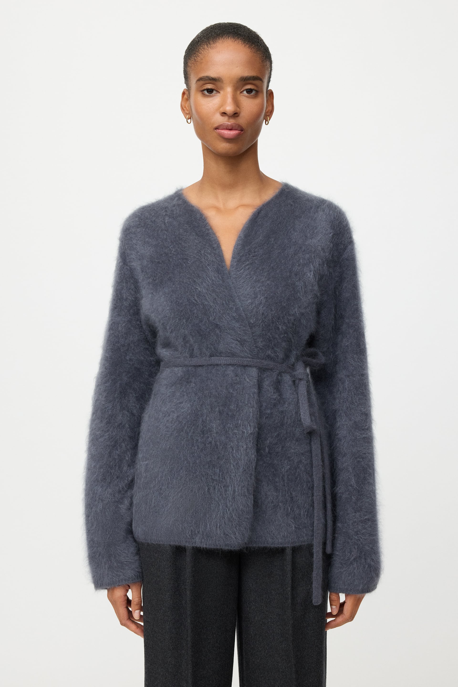 Brushed cardigan 0