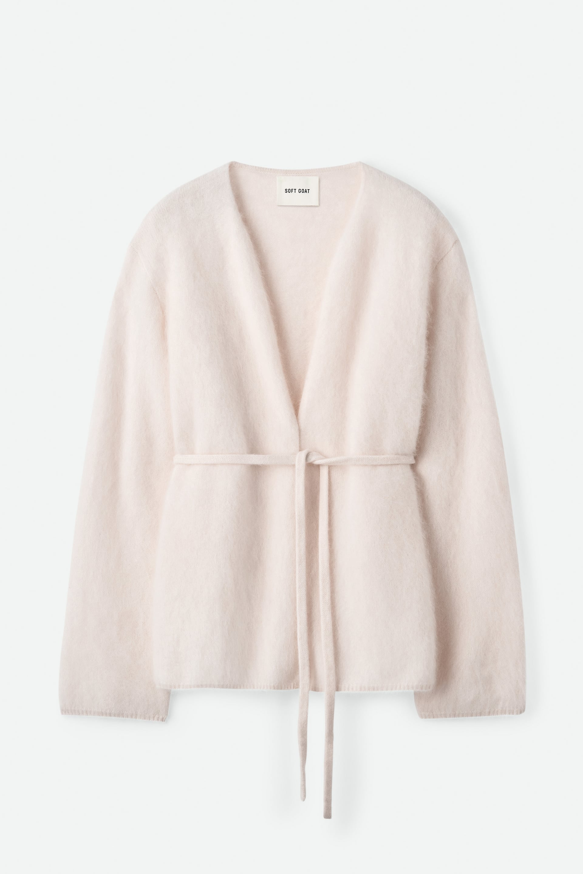 Brushed cardigan Powder 1