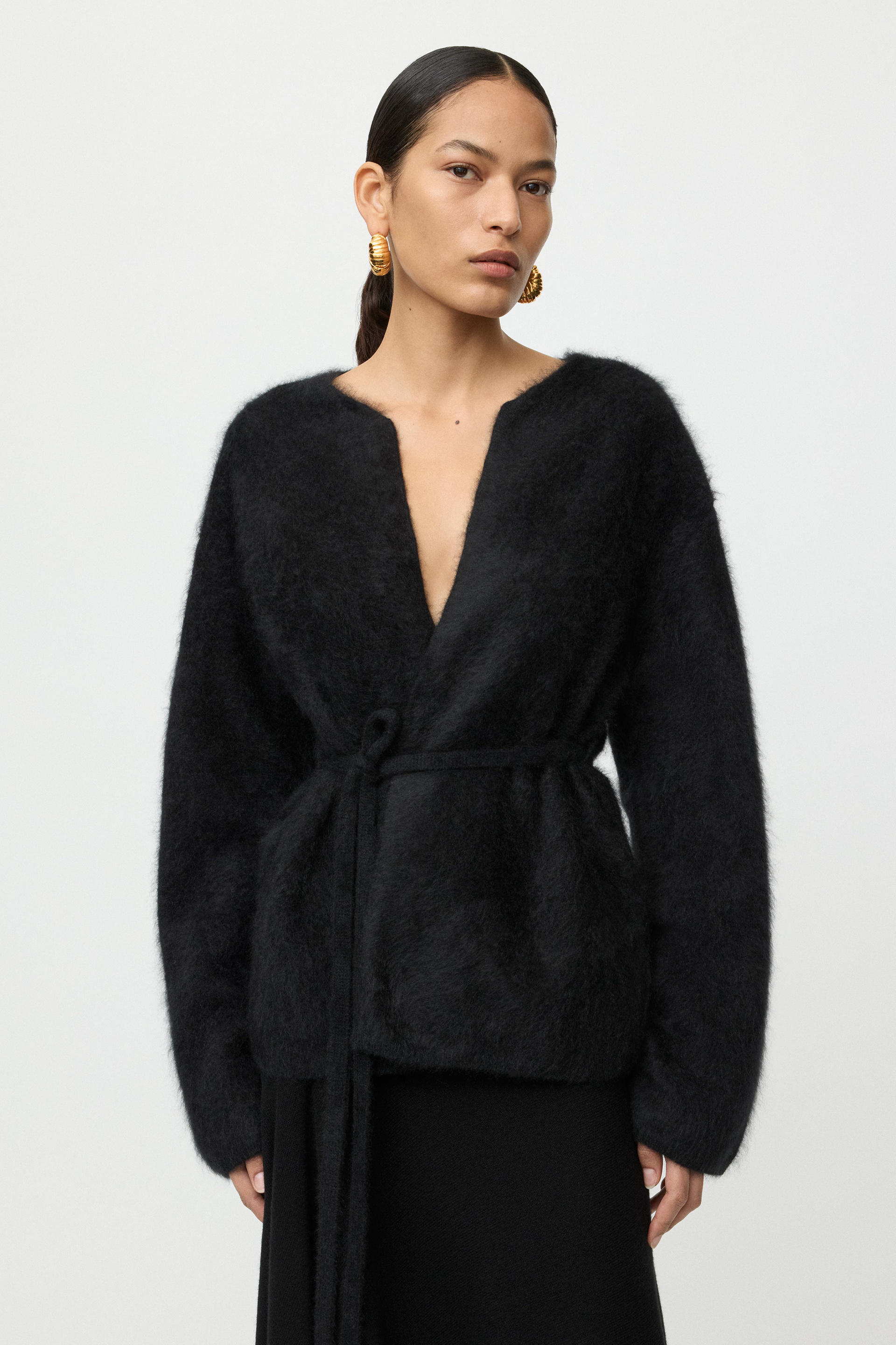 Brushed cardigan 2