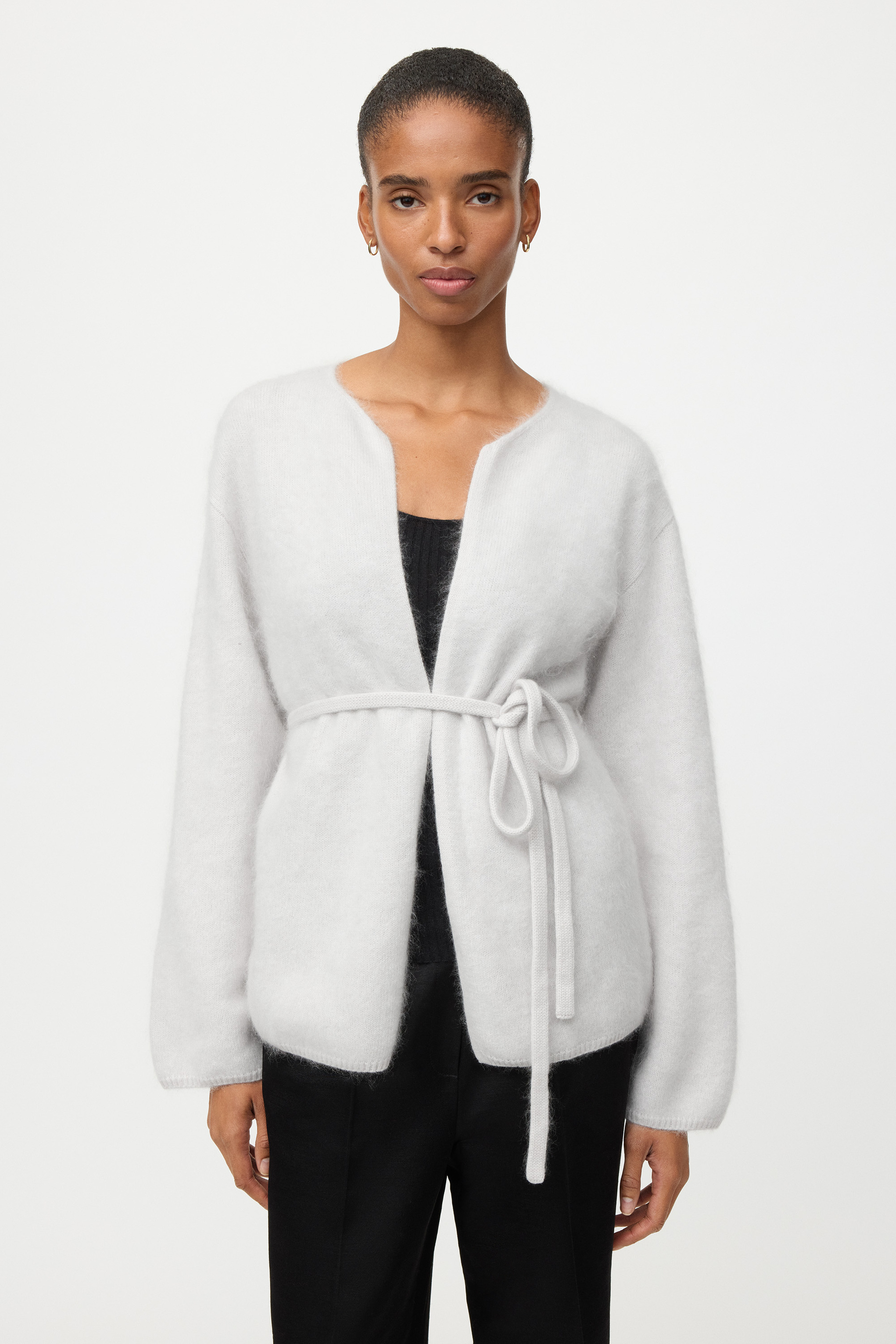 Brushed cardigan 0