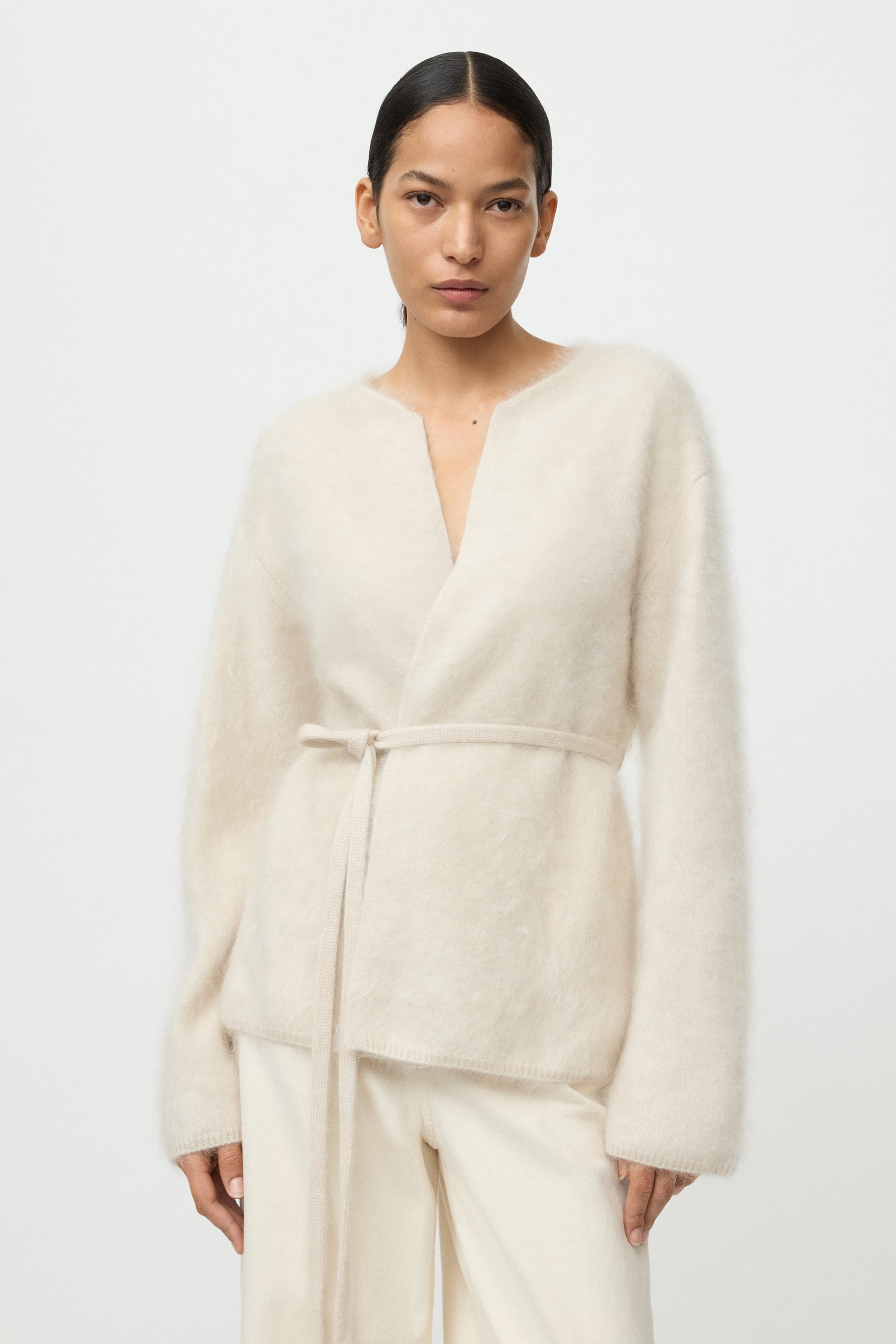 Brushed cardigan 2