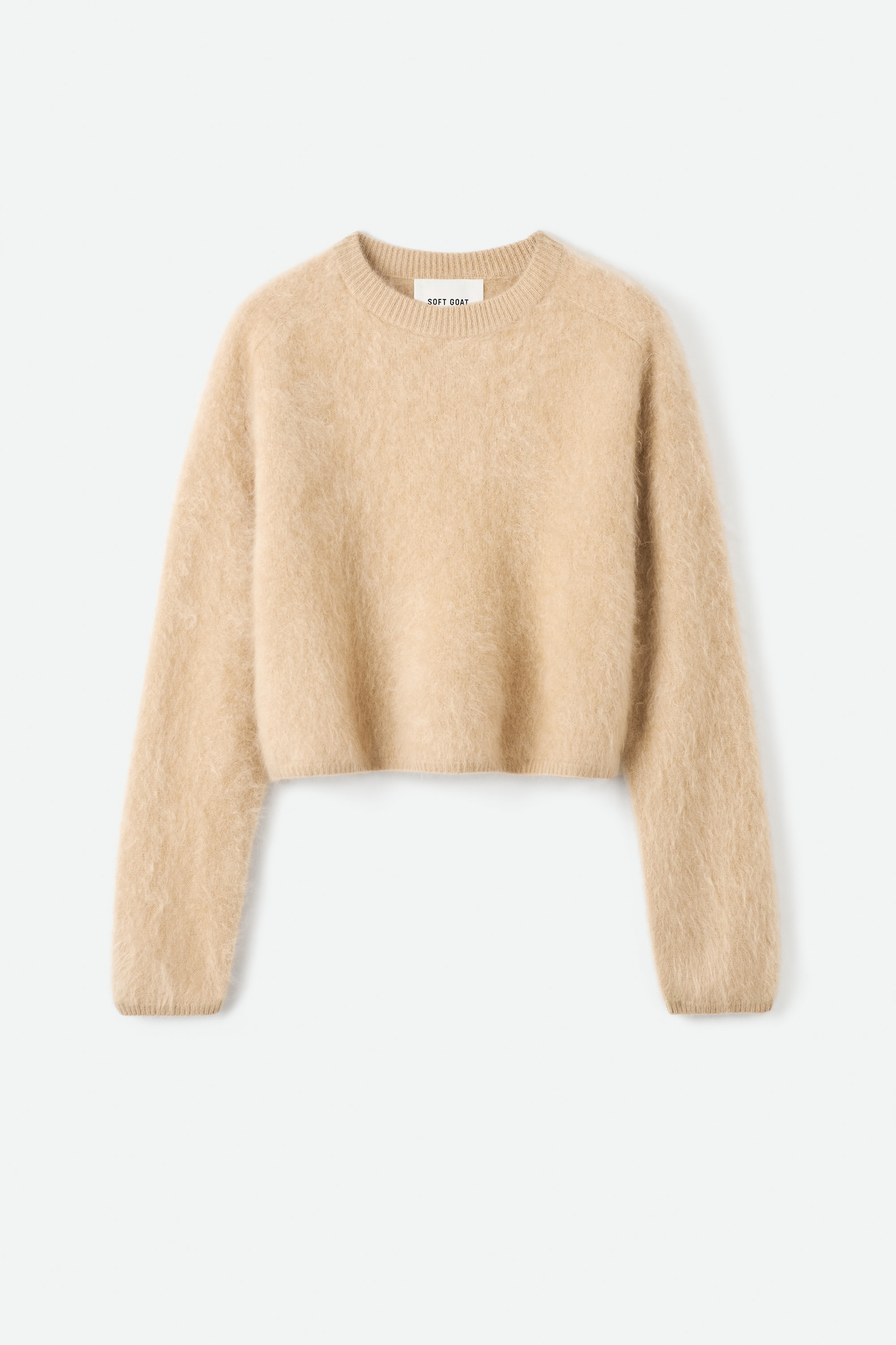 Brushed Crewneck Camel 1