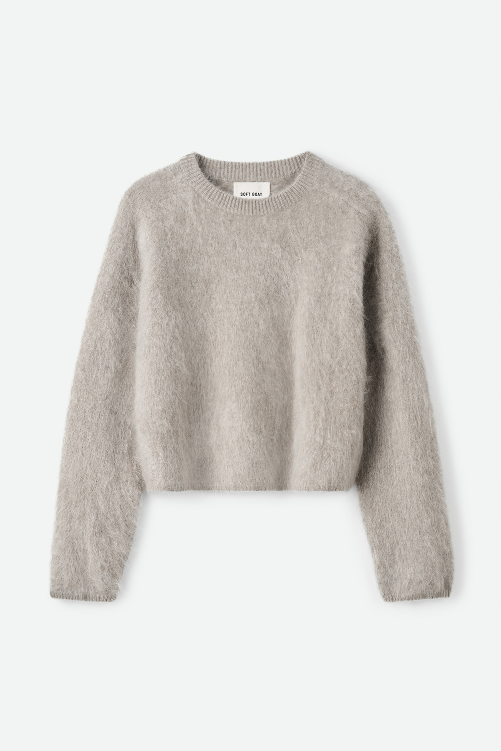 Boyfriend crewneck - Crewnecks - Greige | Soft Goat