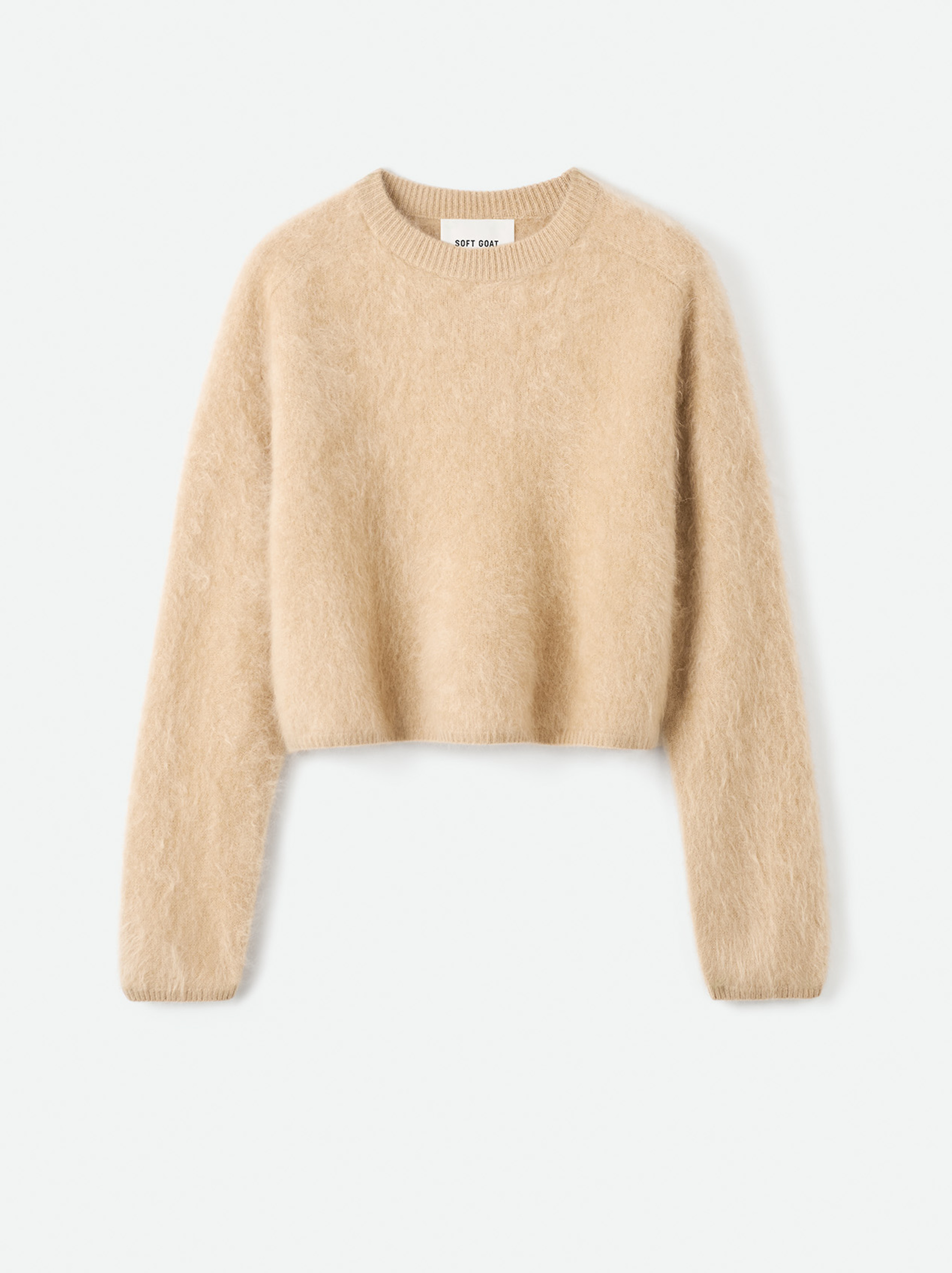 Brushed Crewneck Camel 1