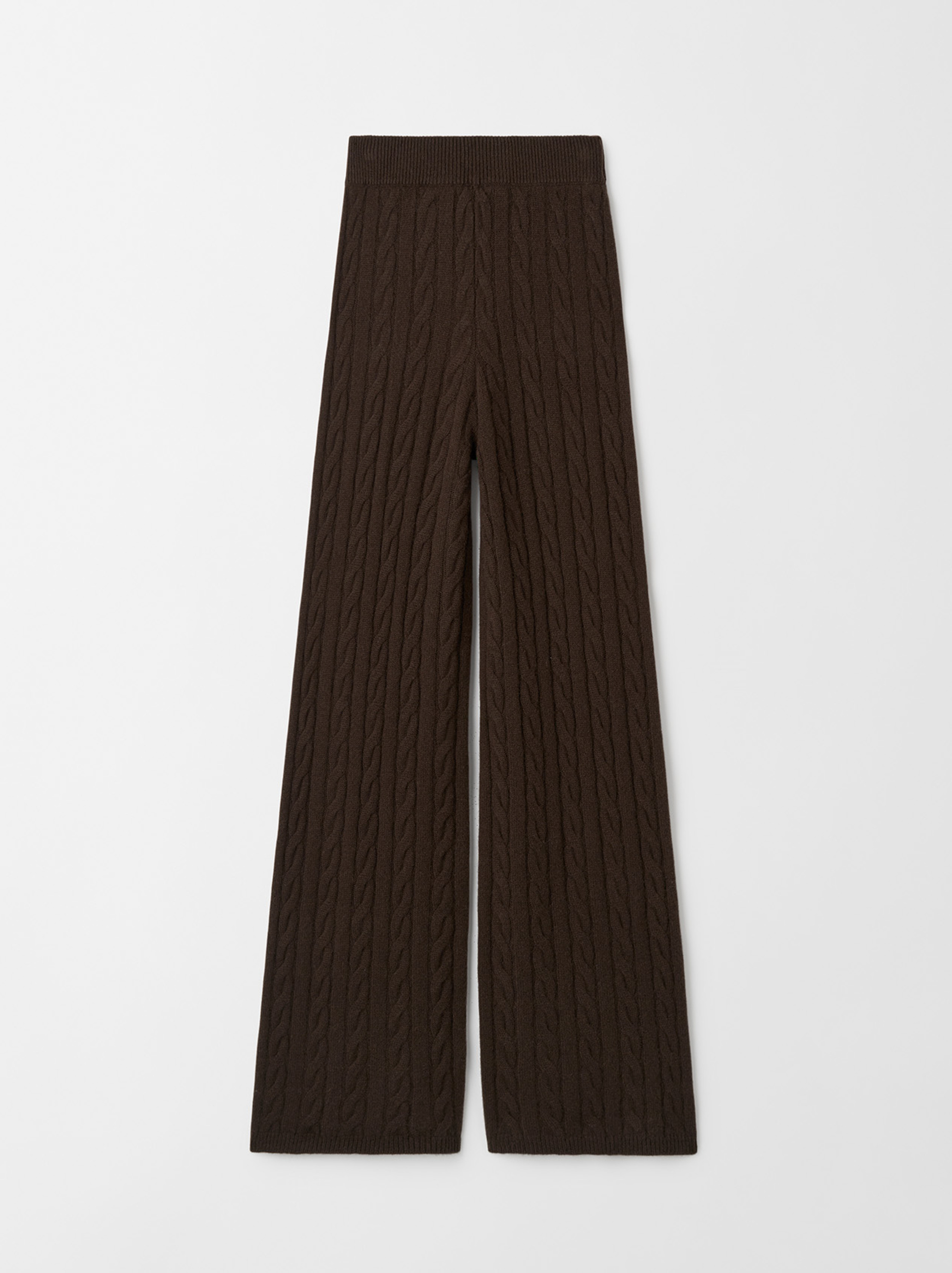 Cable knit pants 1