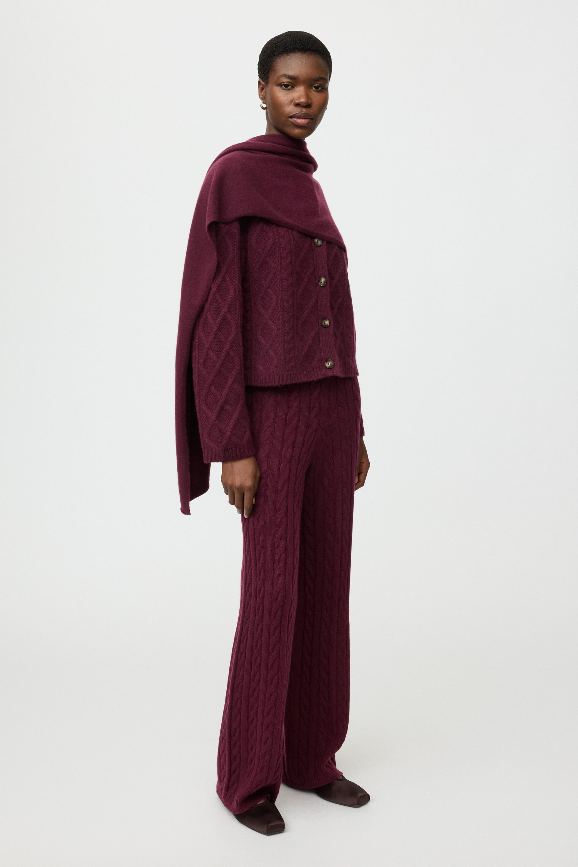 Cable Knit Pants 0