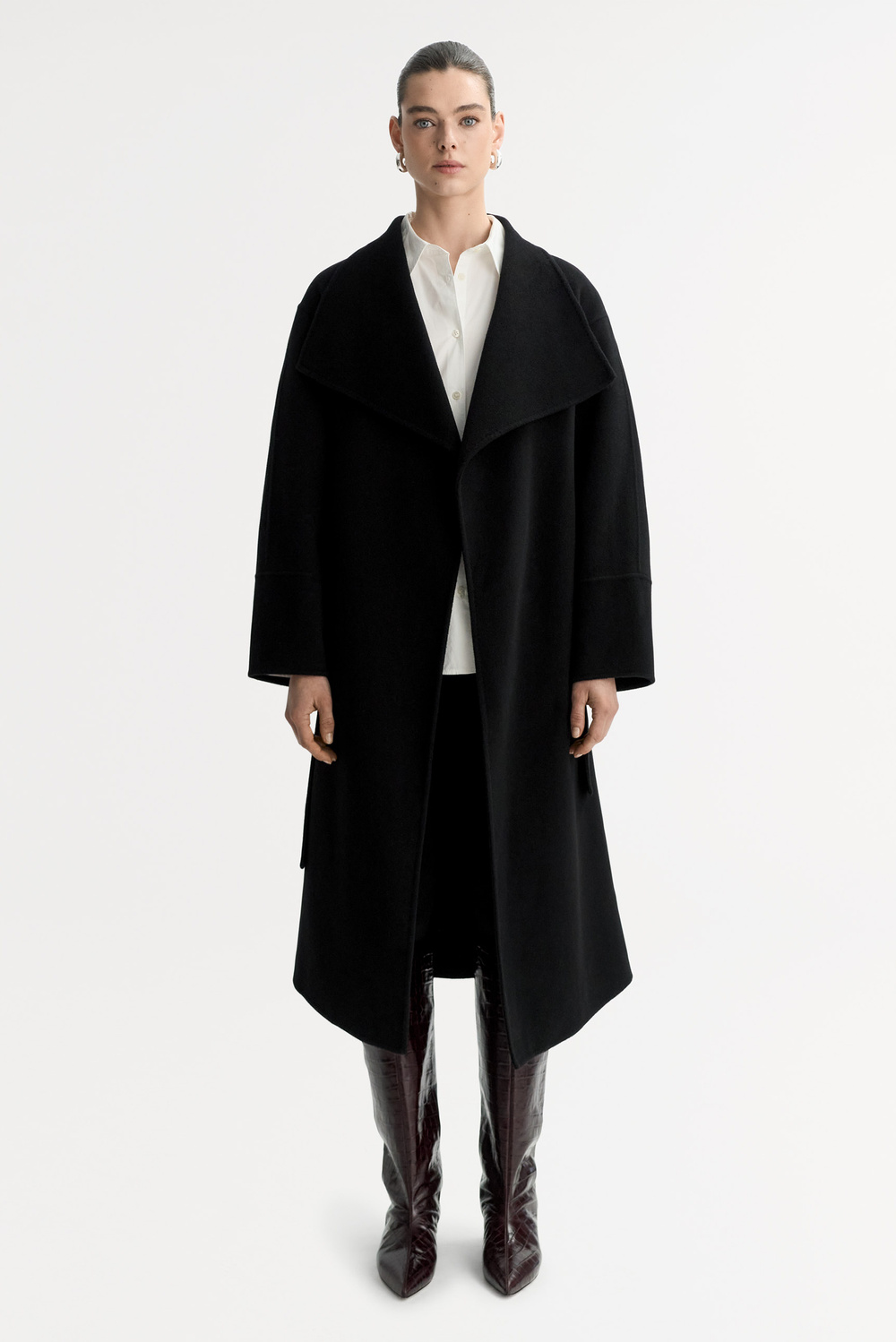 deres デレス　feather long coat ホワイト　新品 Lace Made Paper Feather Down Coat | Trendy Leather Jackets