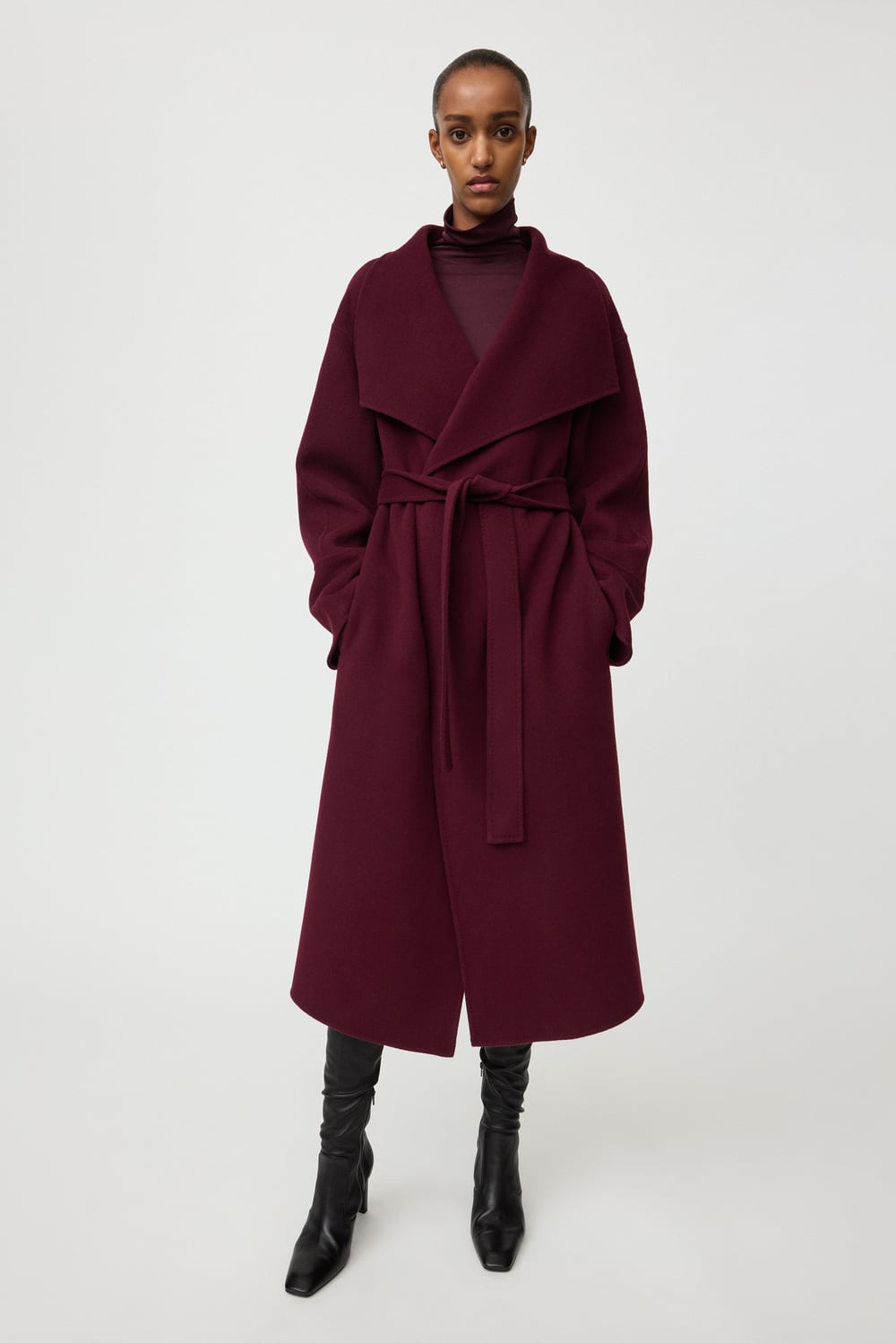 Long coat - Jackets & Coats - Grey | Soft Goat