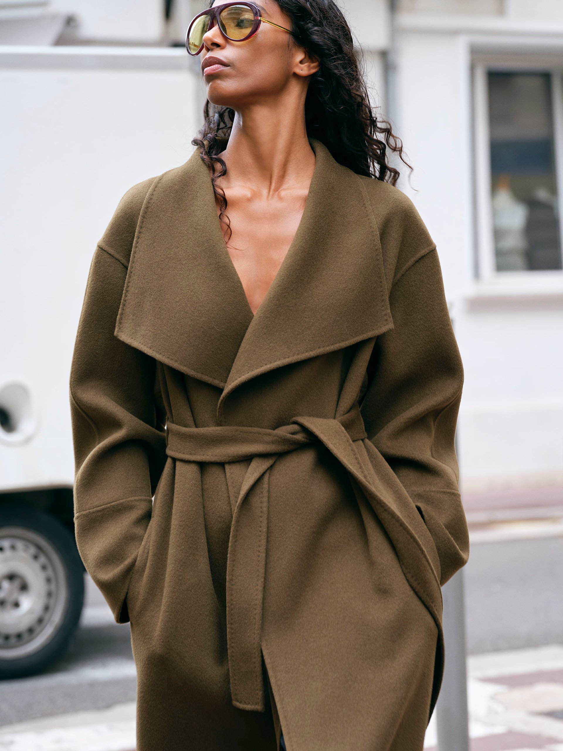 Long coat Olive 2
