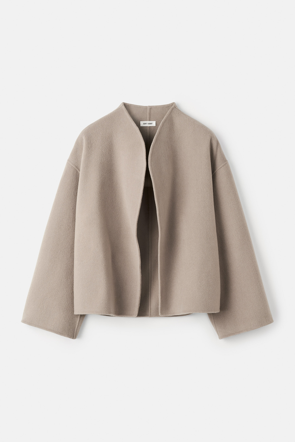Short jacket - Jackets & Coats - Black | Soft Goat