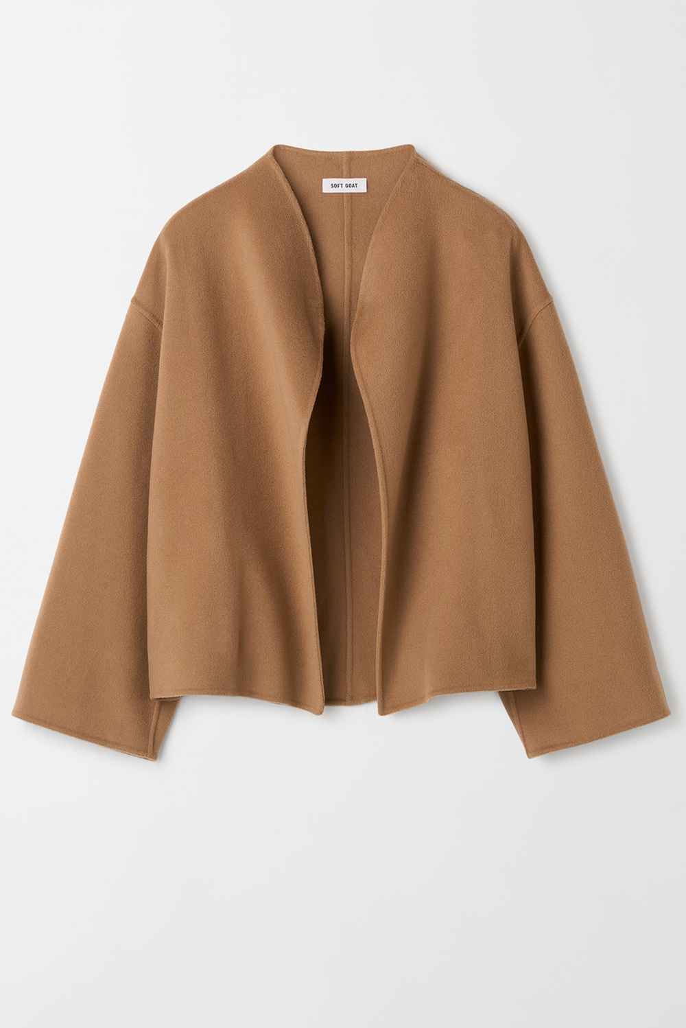 Short jacket - Jackets & Coats - Camel | Soft Goat