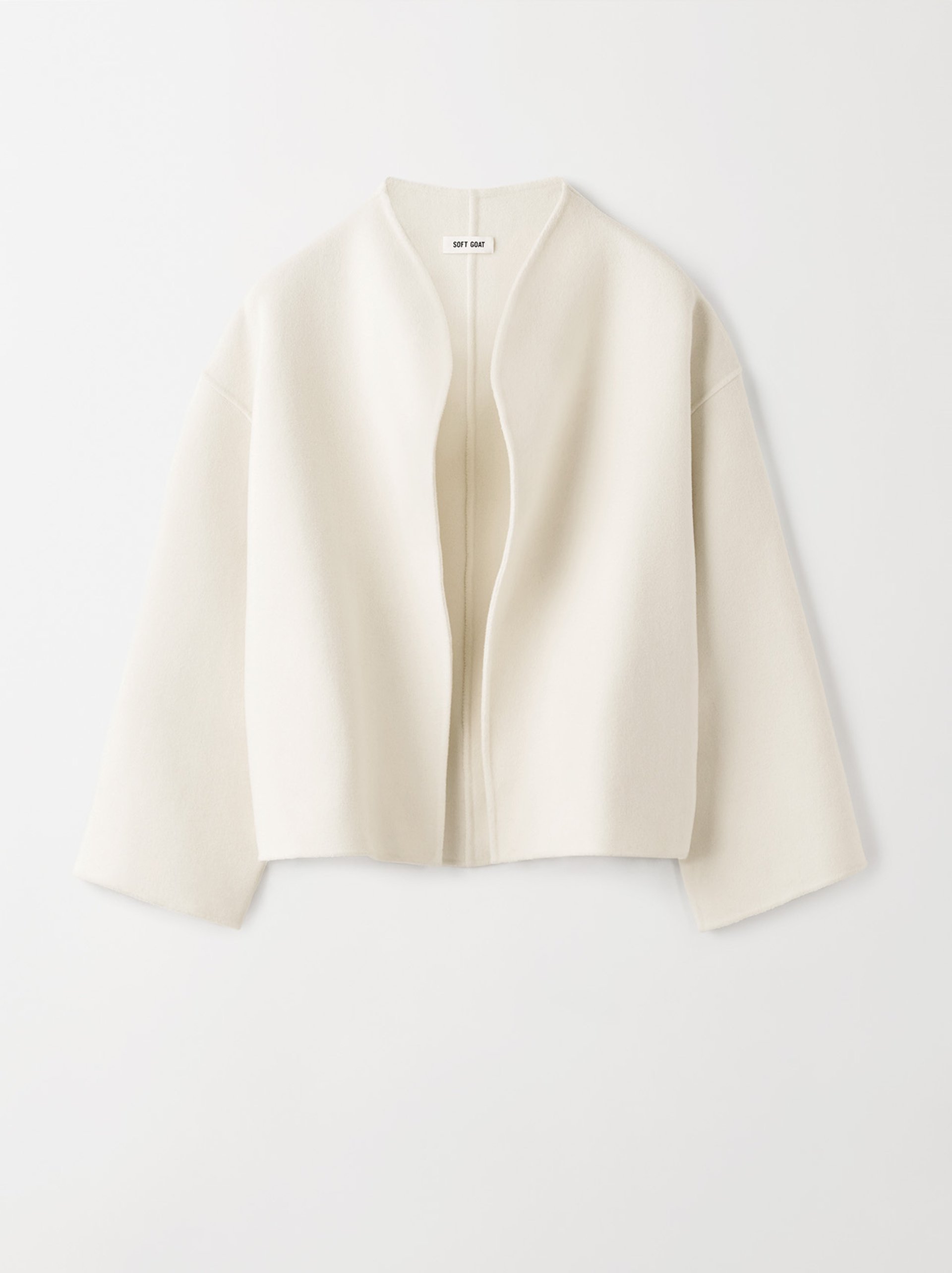 Short jacket Feather White 1