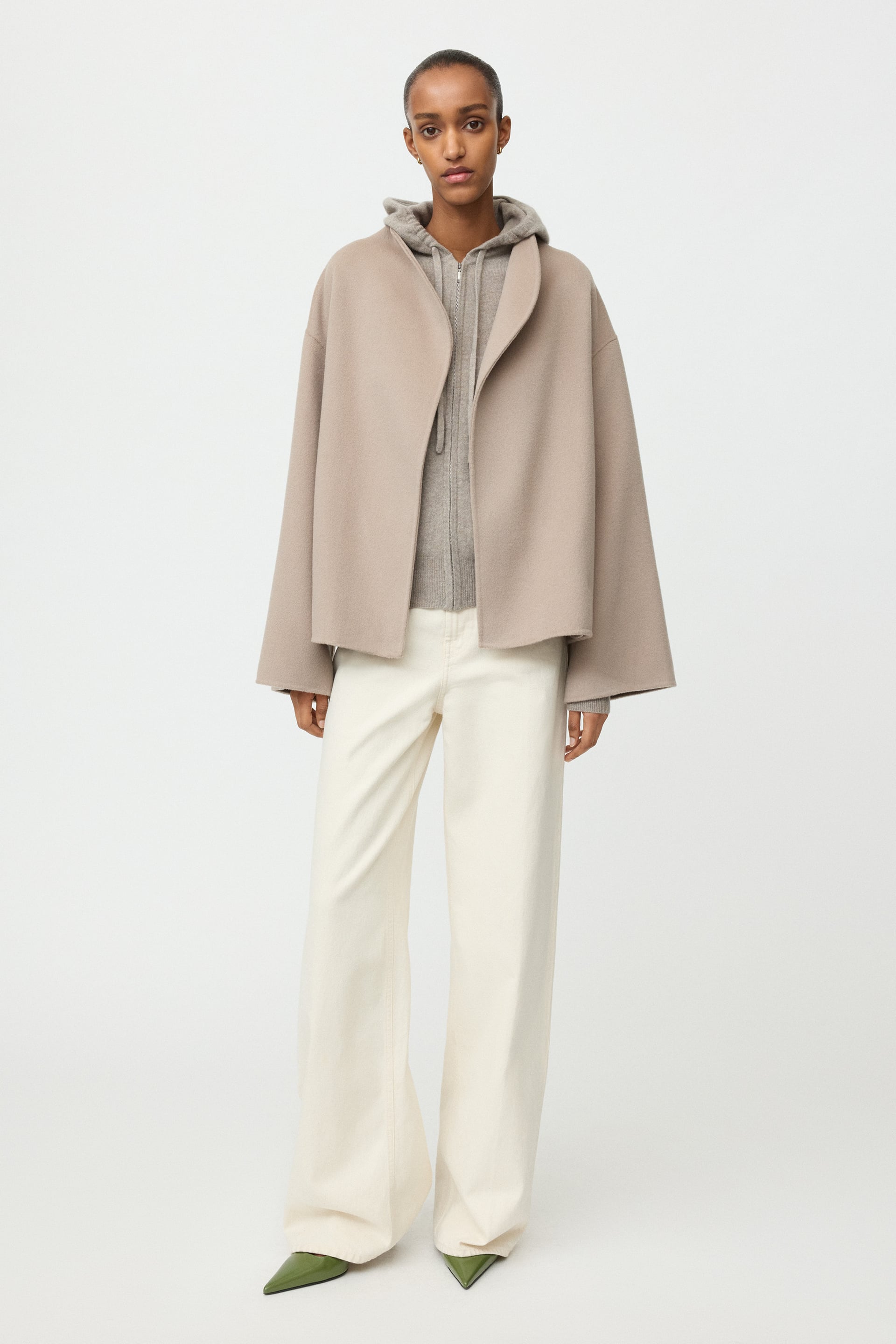 Short jacket Dark Sand 2