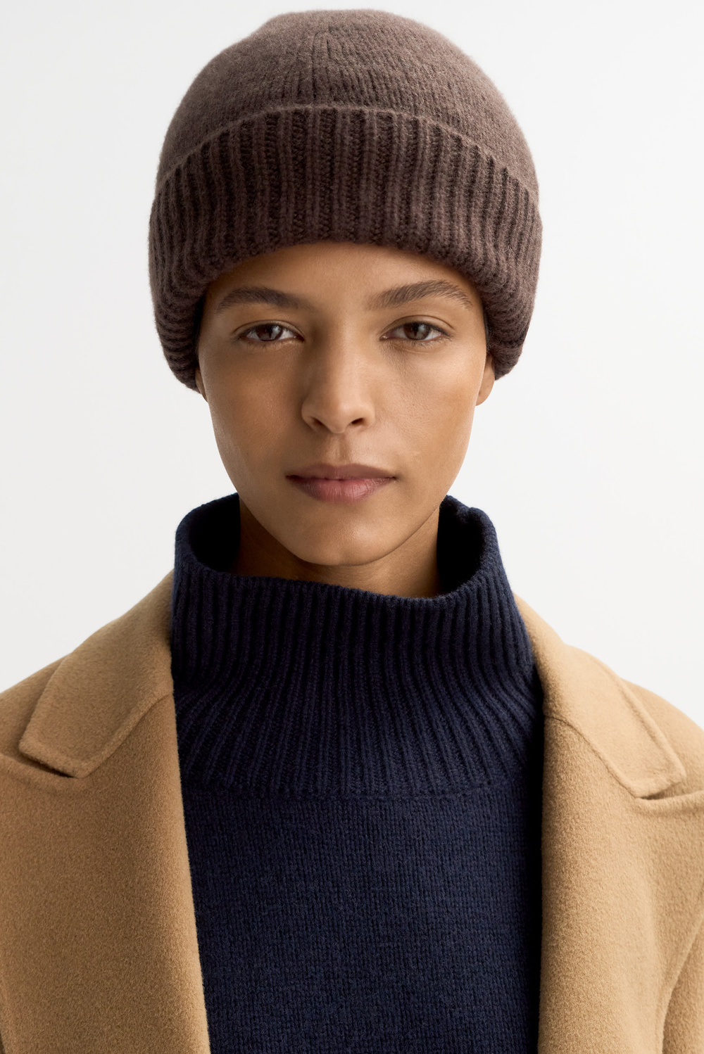 Chunky beanie - Accessories - Mocha | Soft Goat