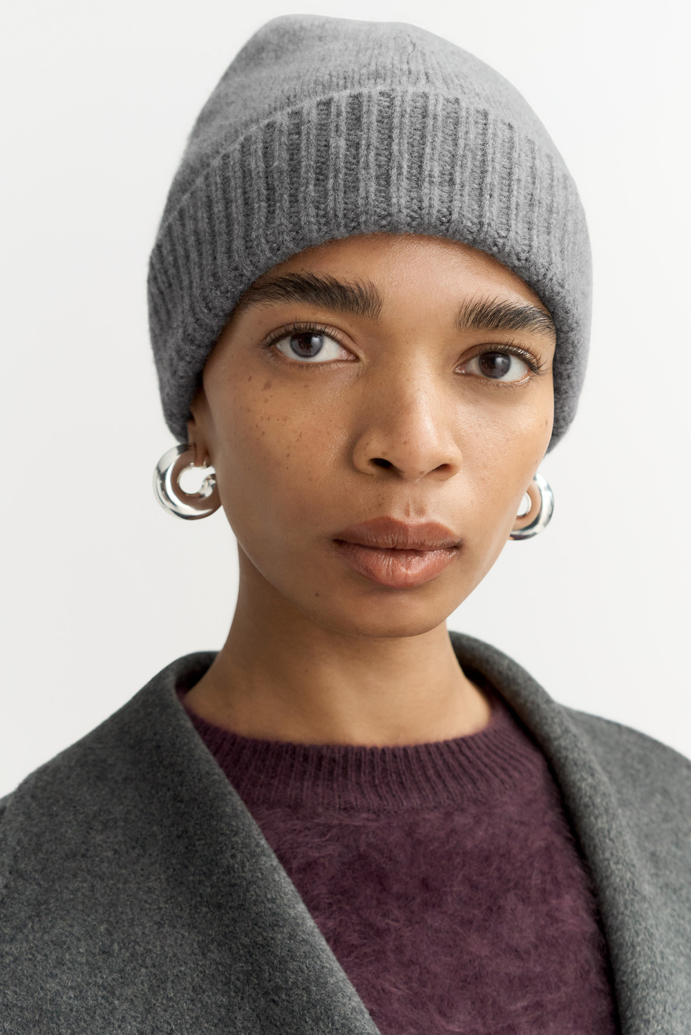 Chunky Beanie - Beanies - Natural Sand | Soft Goat