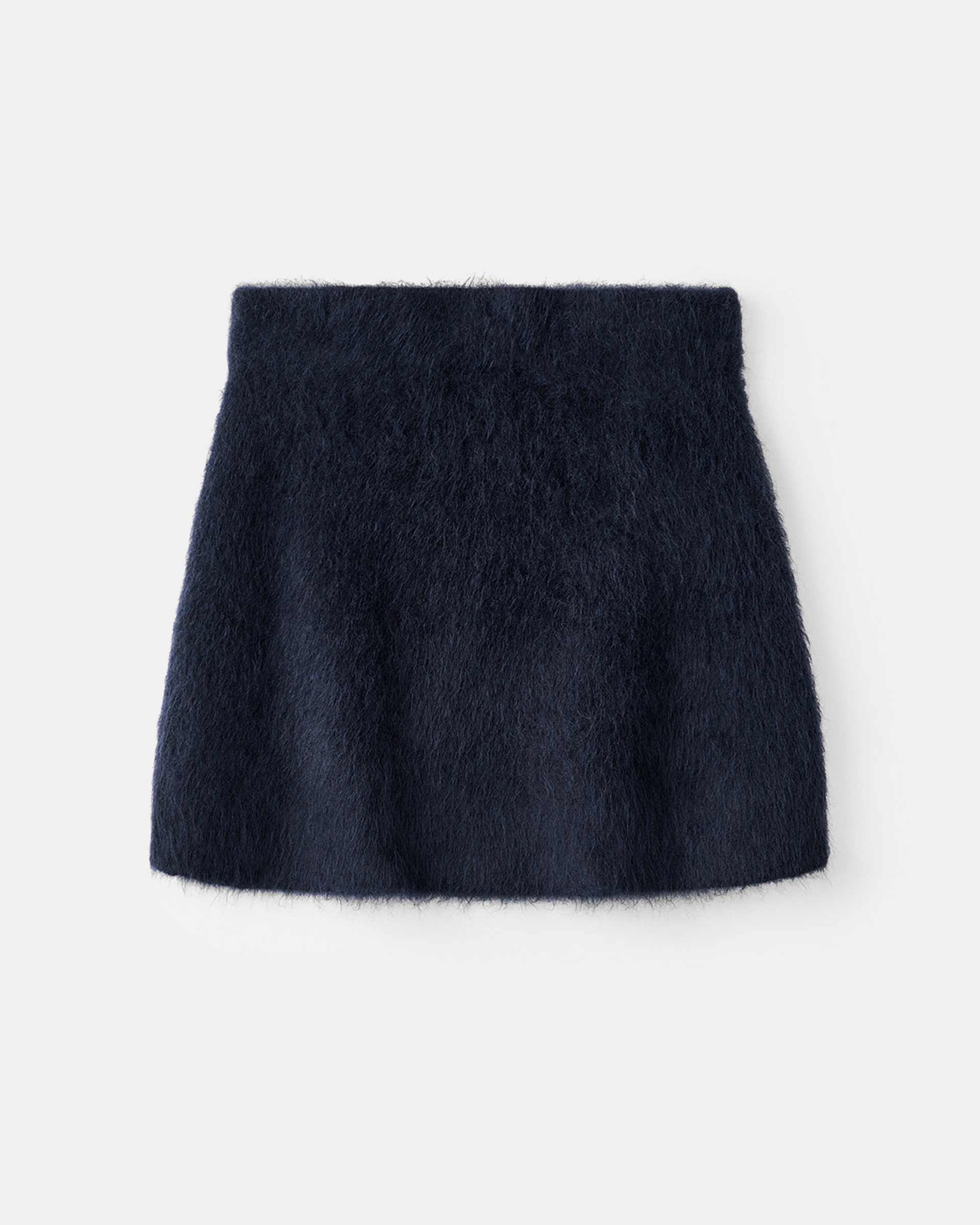 Alpaca Mini skirt Navy 1