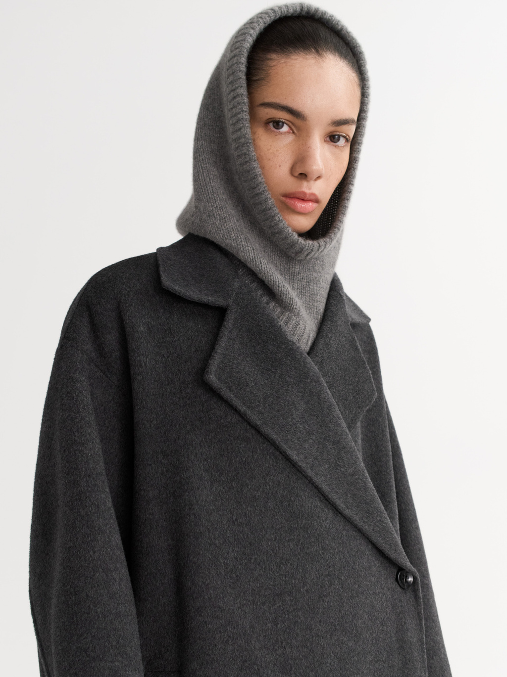 Short jacket - Jackets & Coats - Grey | Soft Goat