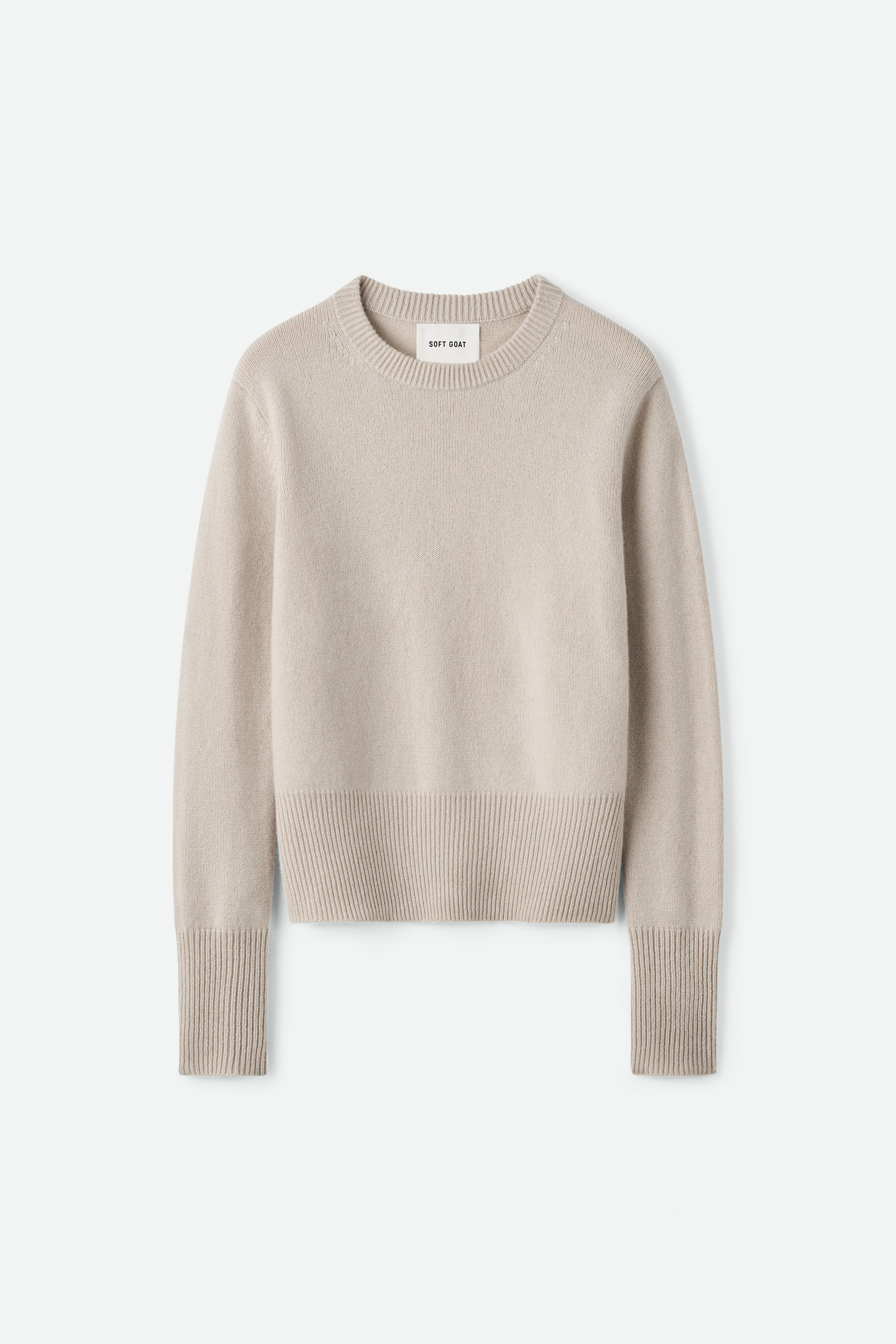 Classic crewneck Chalk 1
