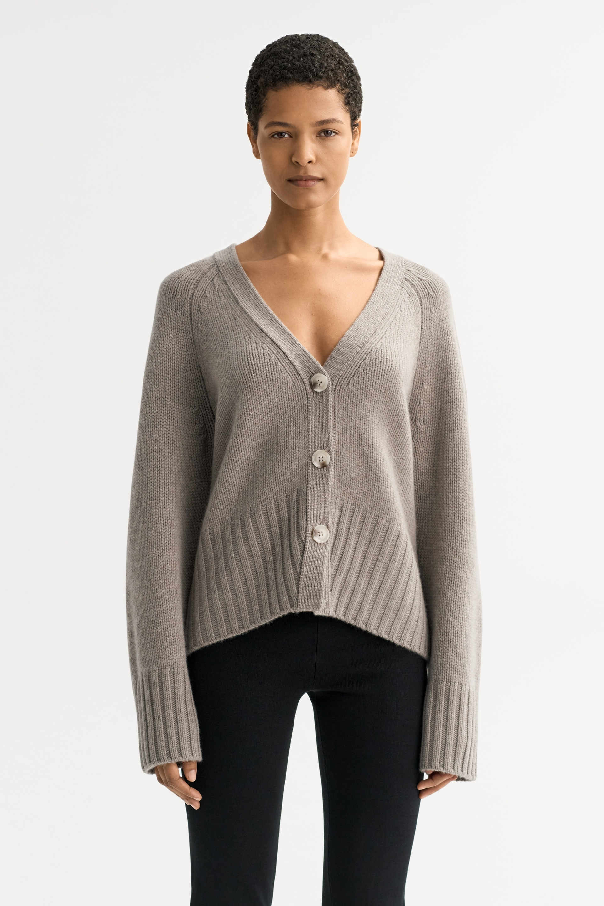 V-neck cardigan 1
