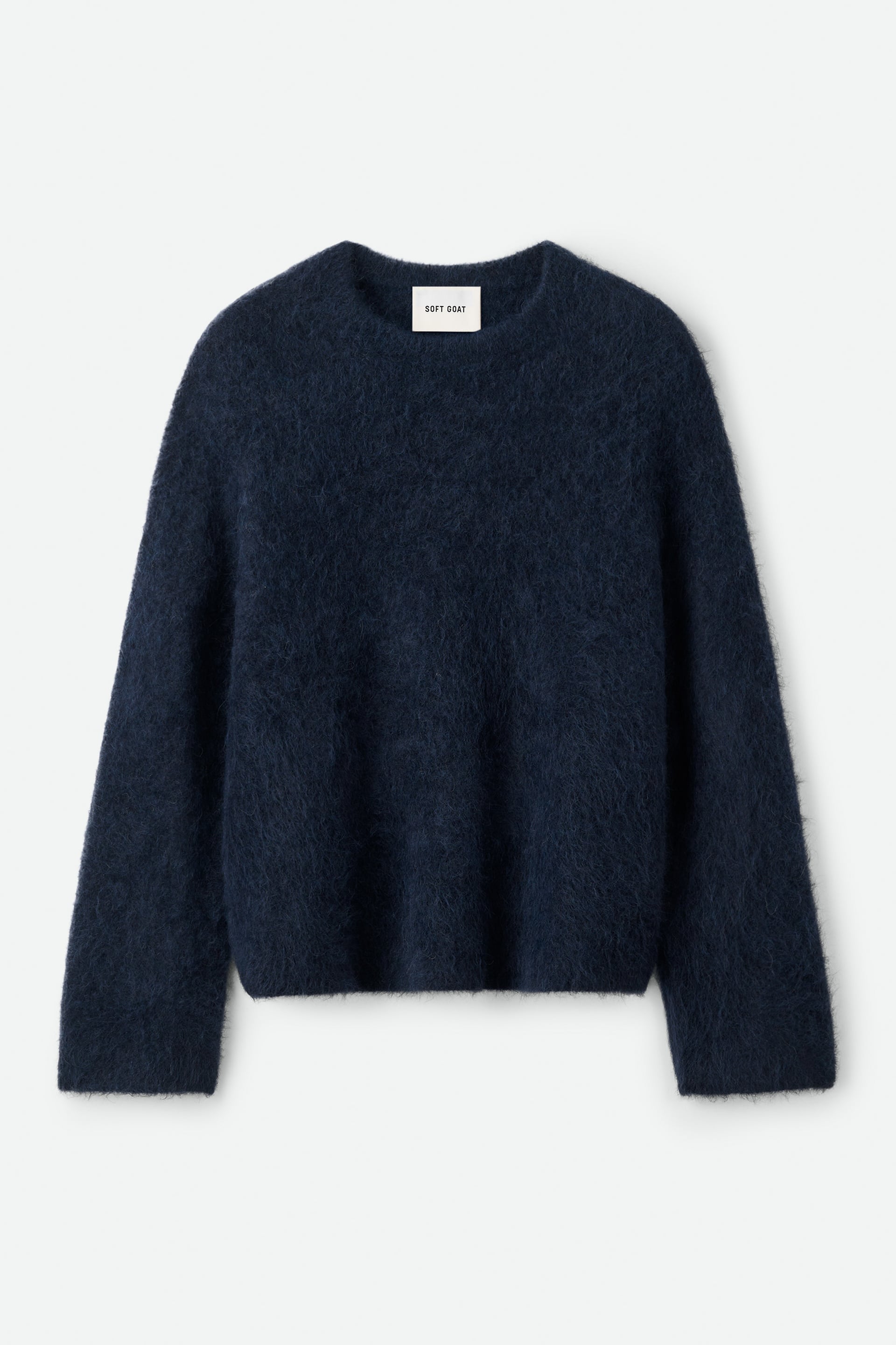 Alpaca crewneck Navy 1