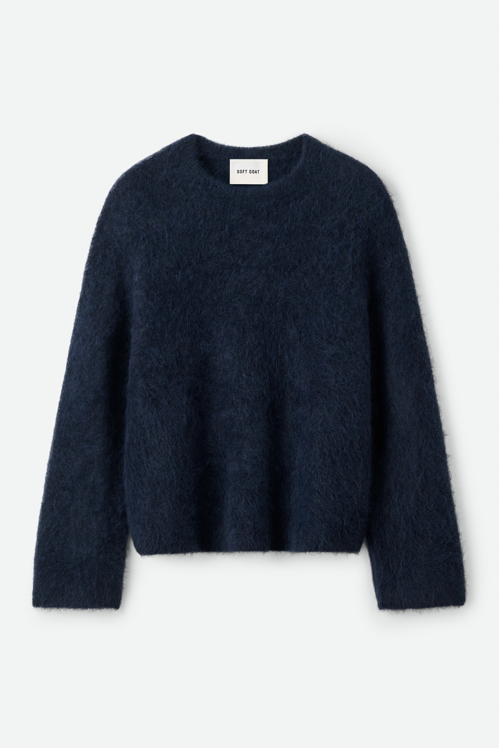 トップス SOFT GOAT Boyfriend Crewneck Knit Boyfriend crewneck - Crewnecks - Greige | Soft Goat