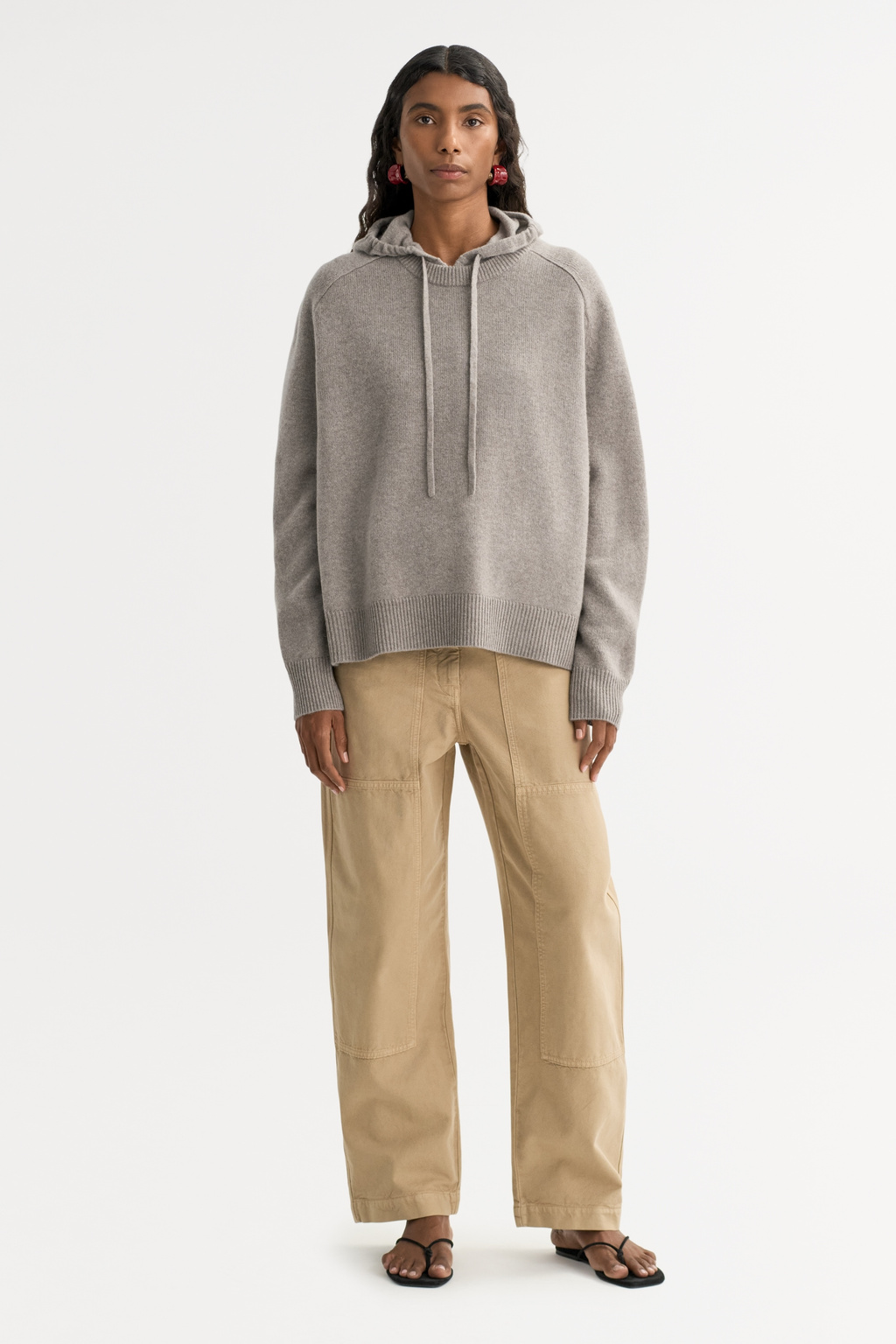 Cashmere set - Pants - Greige | Soft Goat