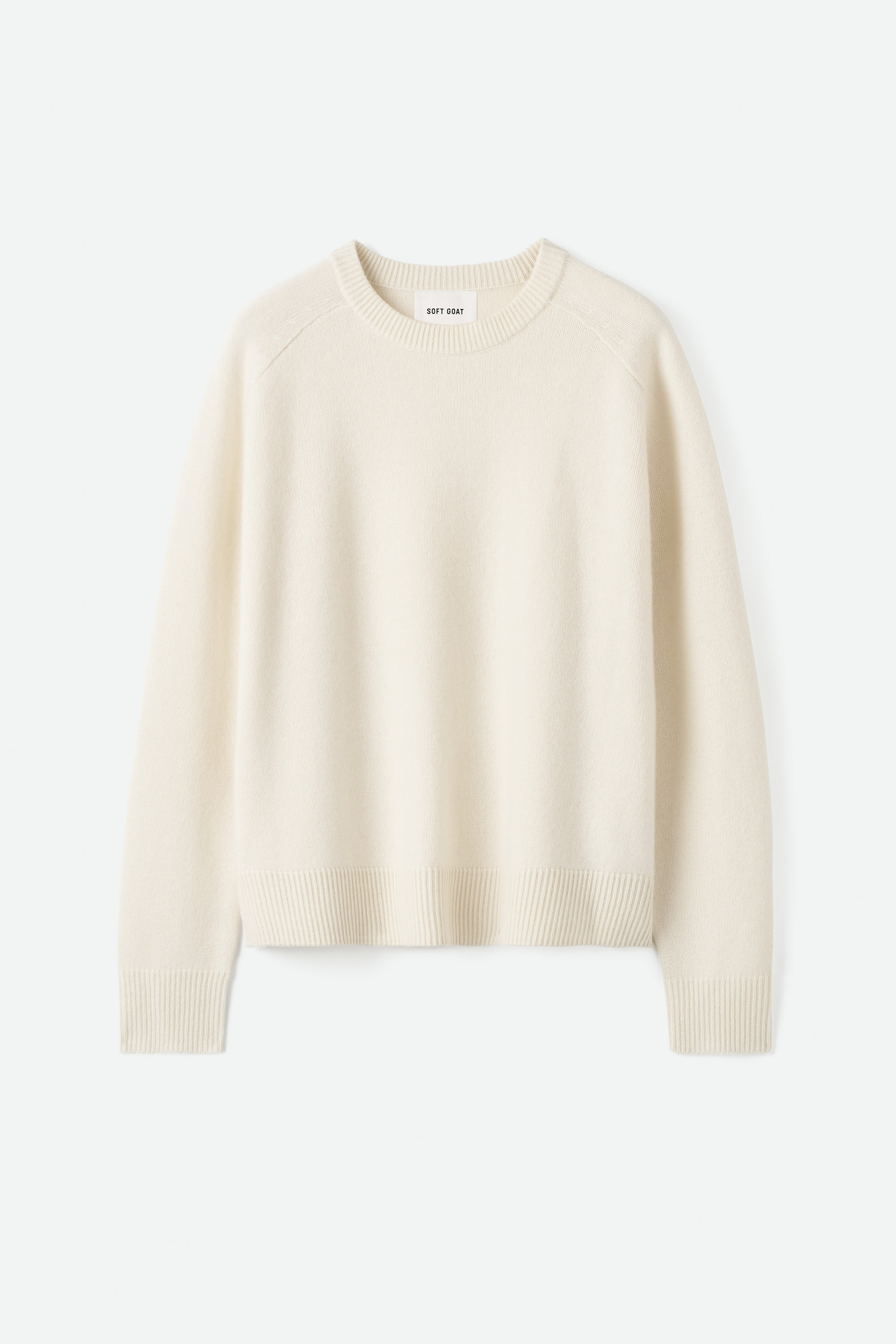 Boyfriend Crewneck Feather White 1