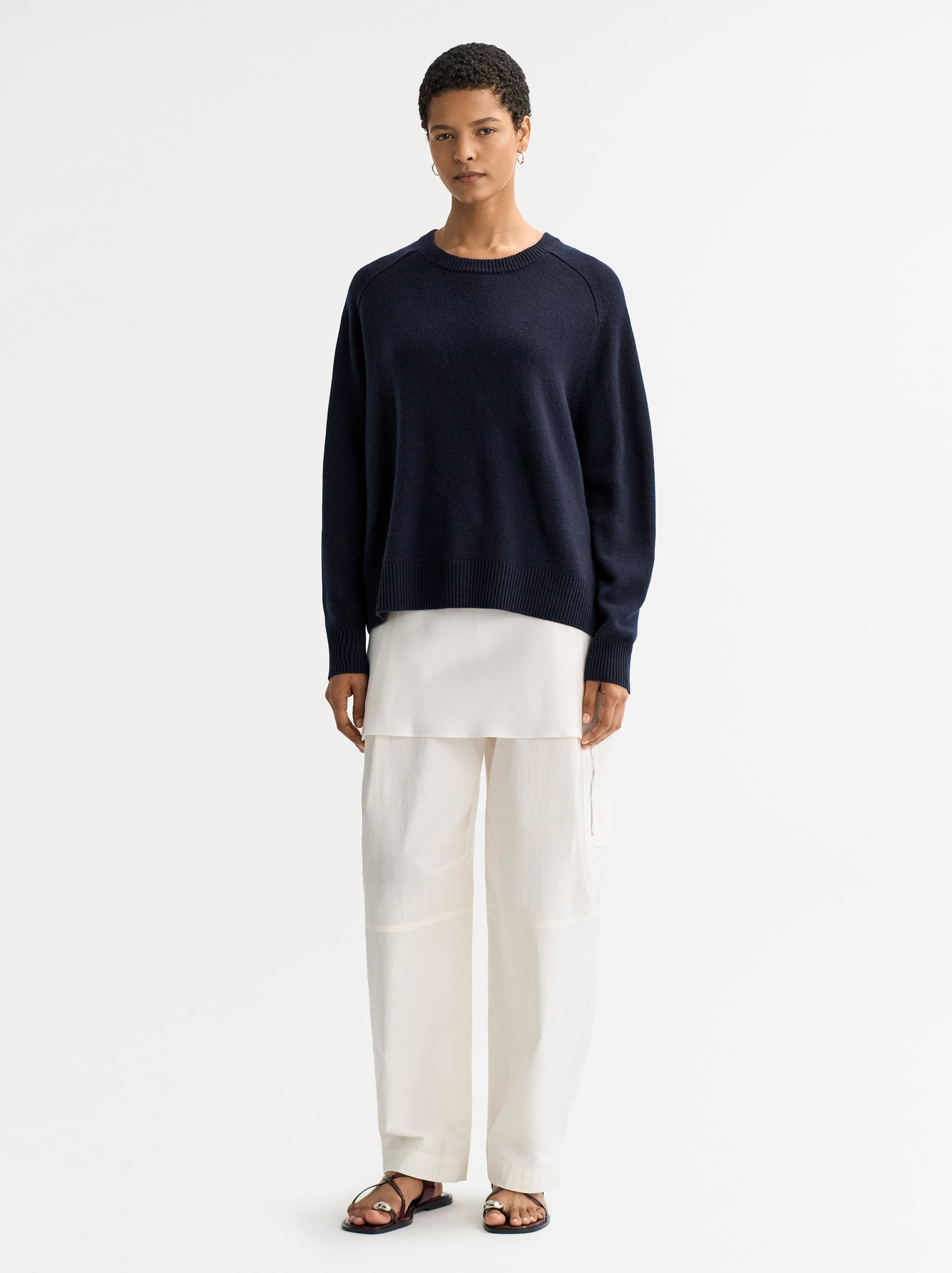 Boyfriend crewneck Navy 2