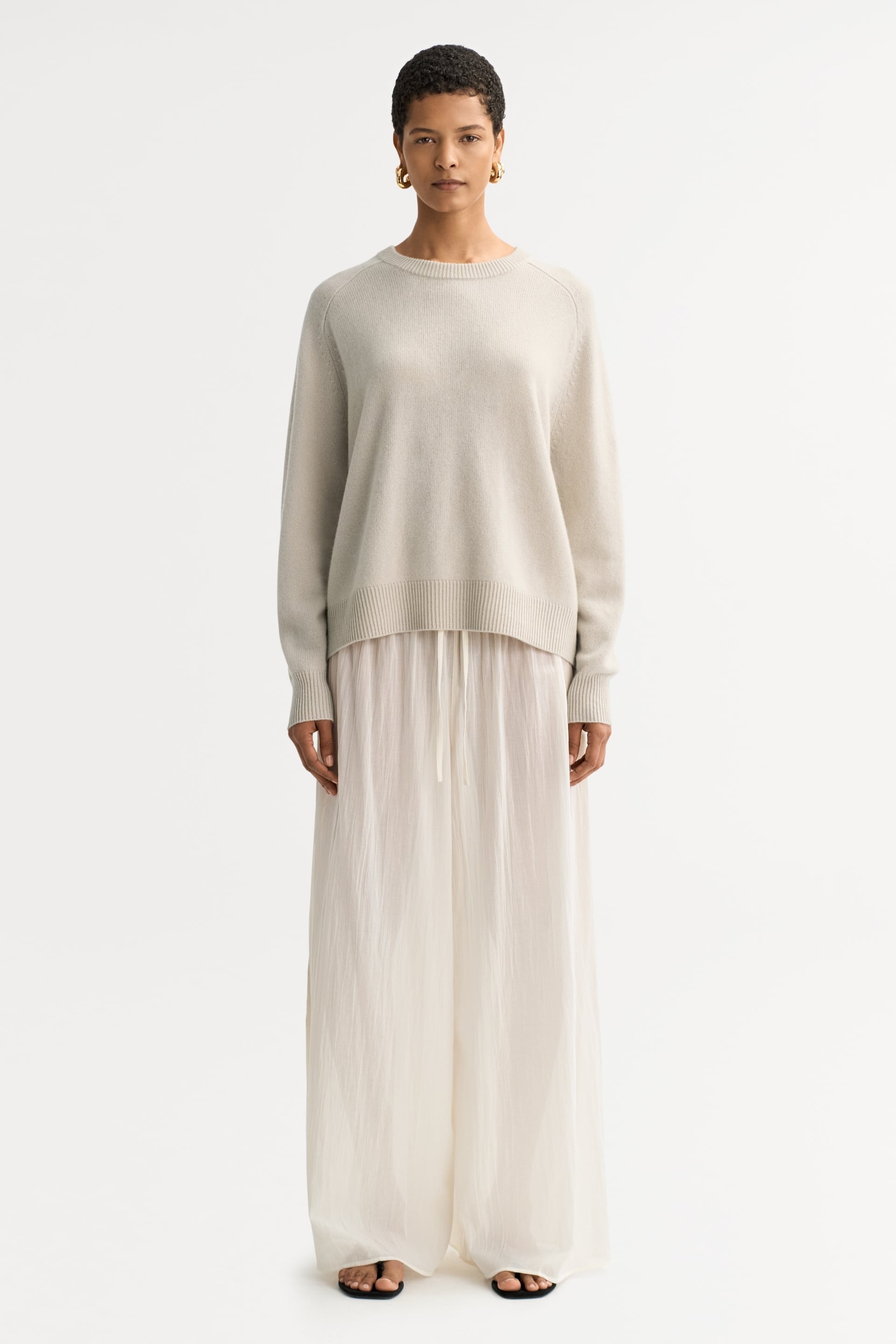 Boyfriend crewneck Chalk 2