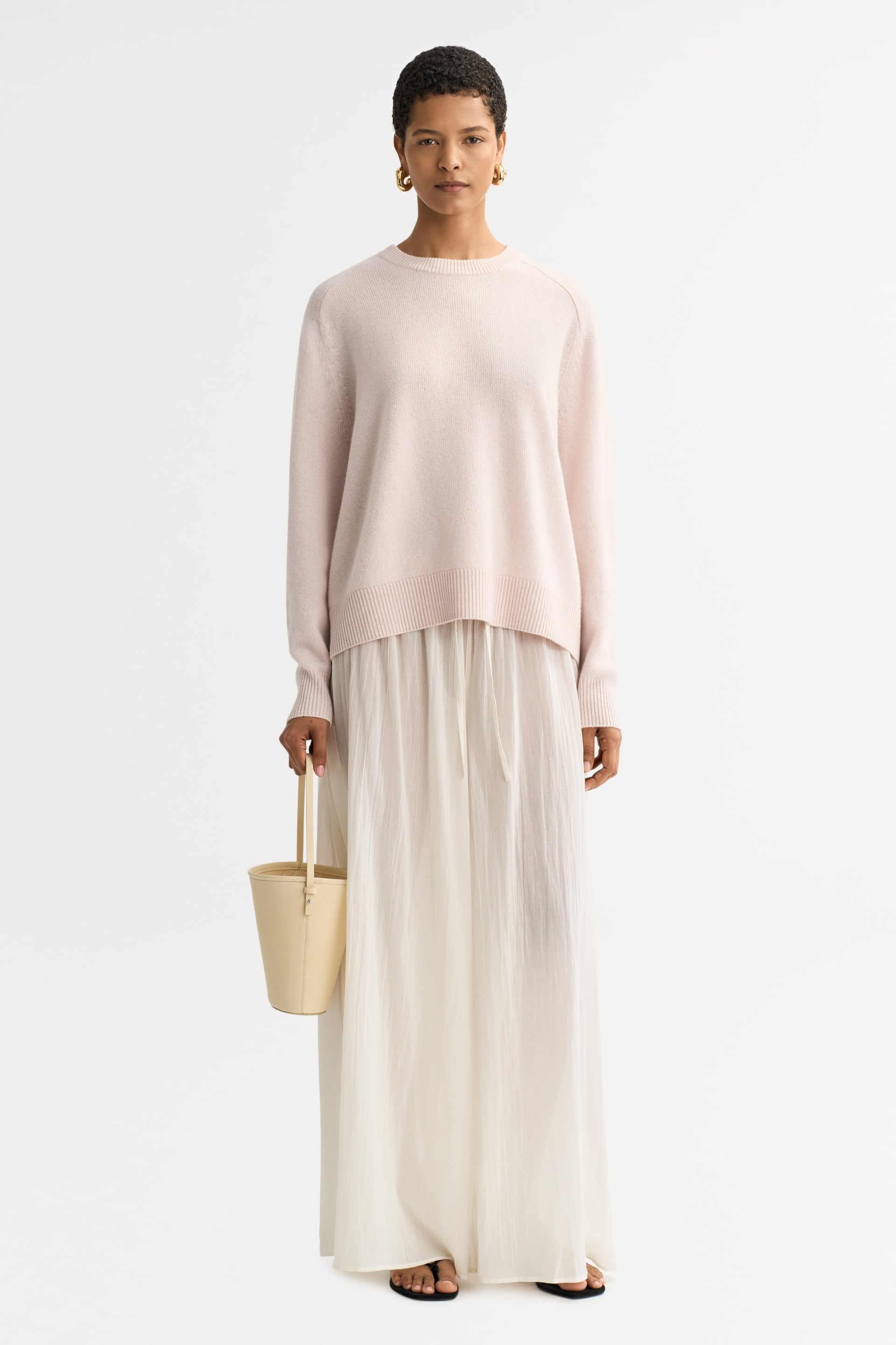 Boyfriend crewneck Powder 2