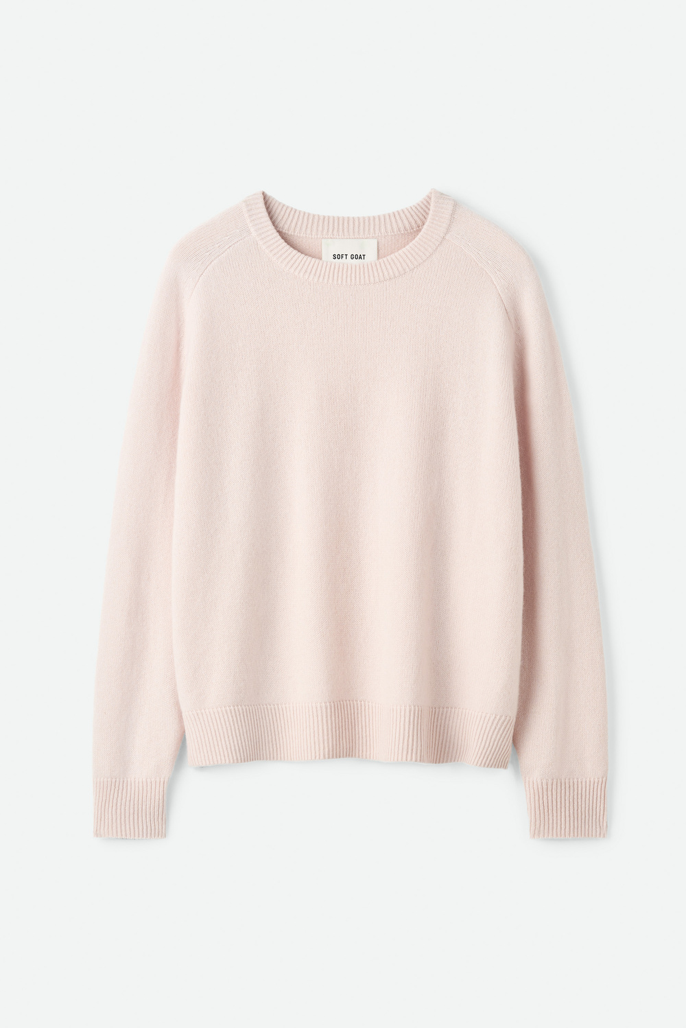 トップス SOFT GOAT Boyfriend Crewneck Knit Boyfriend crewneck - Crewnecks - Greige | Soft Goat