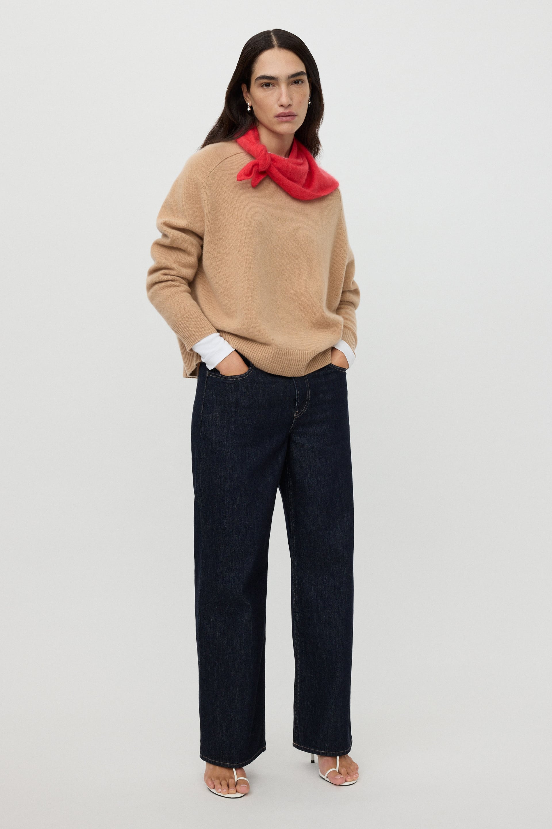Boyfriend crewneck Camel 2