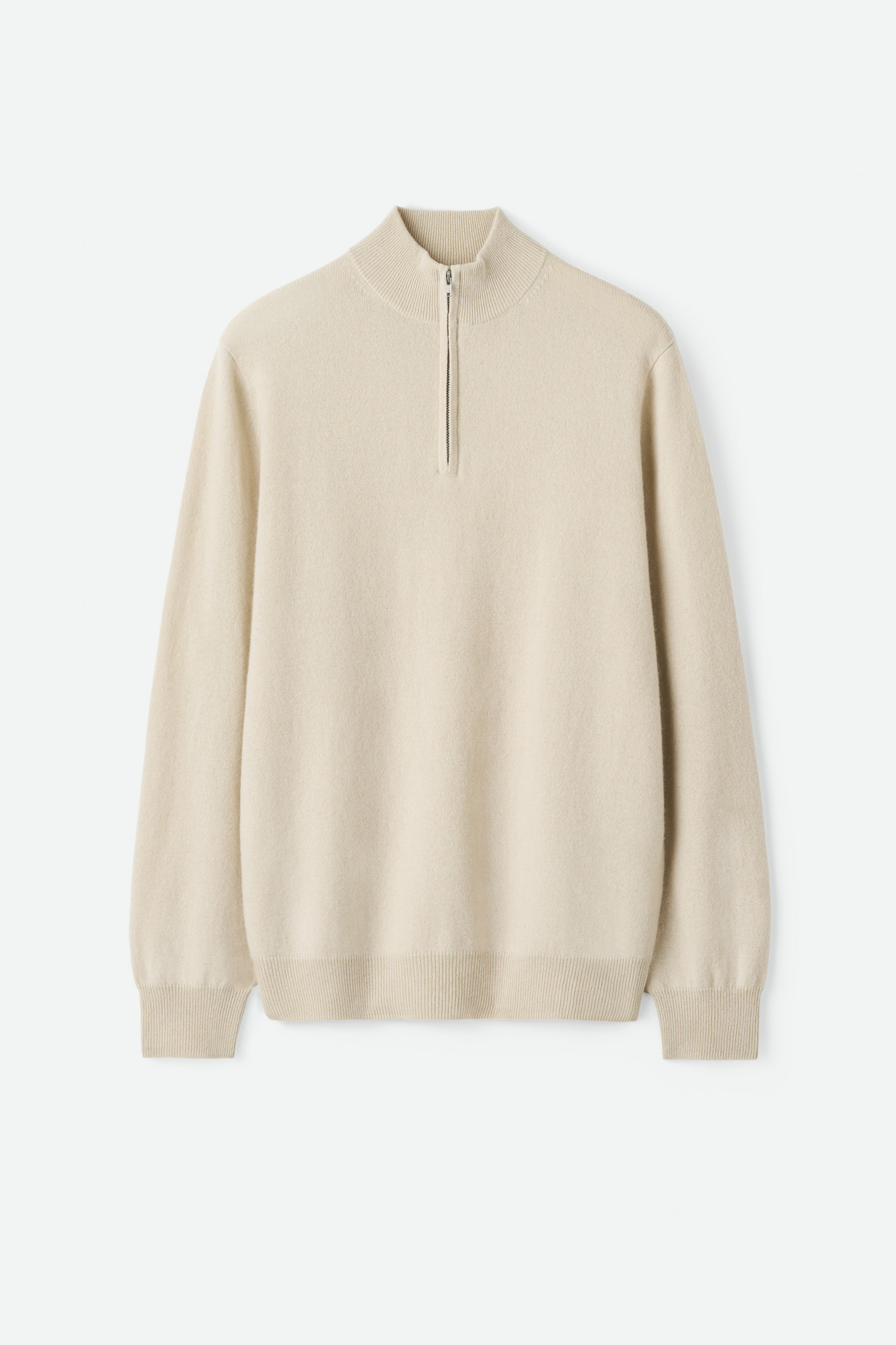 Men's half zip Chalk 1
