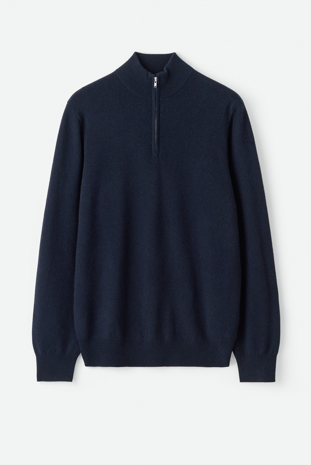 Men's Half Zip - Zipper - Greige | Soft Goat