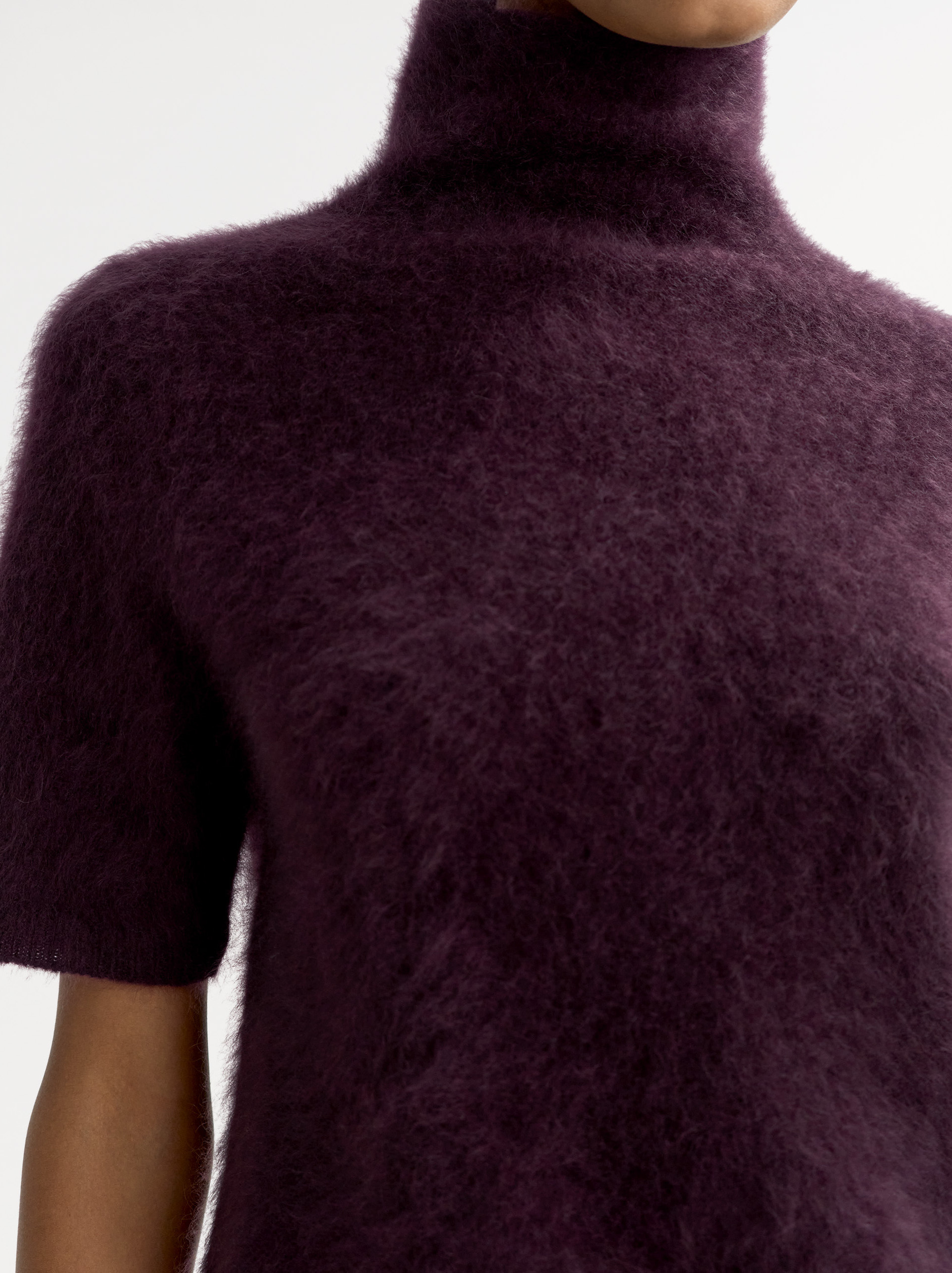 Brushed short sleeve turtleneck 4