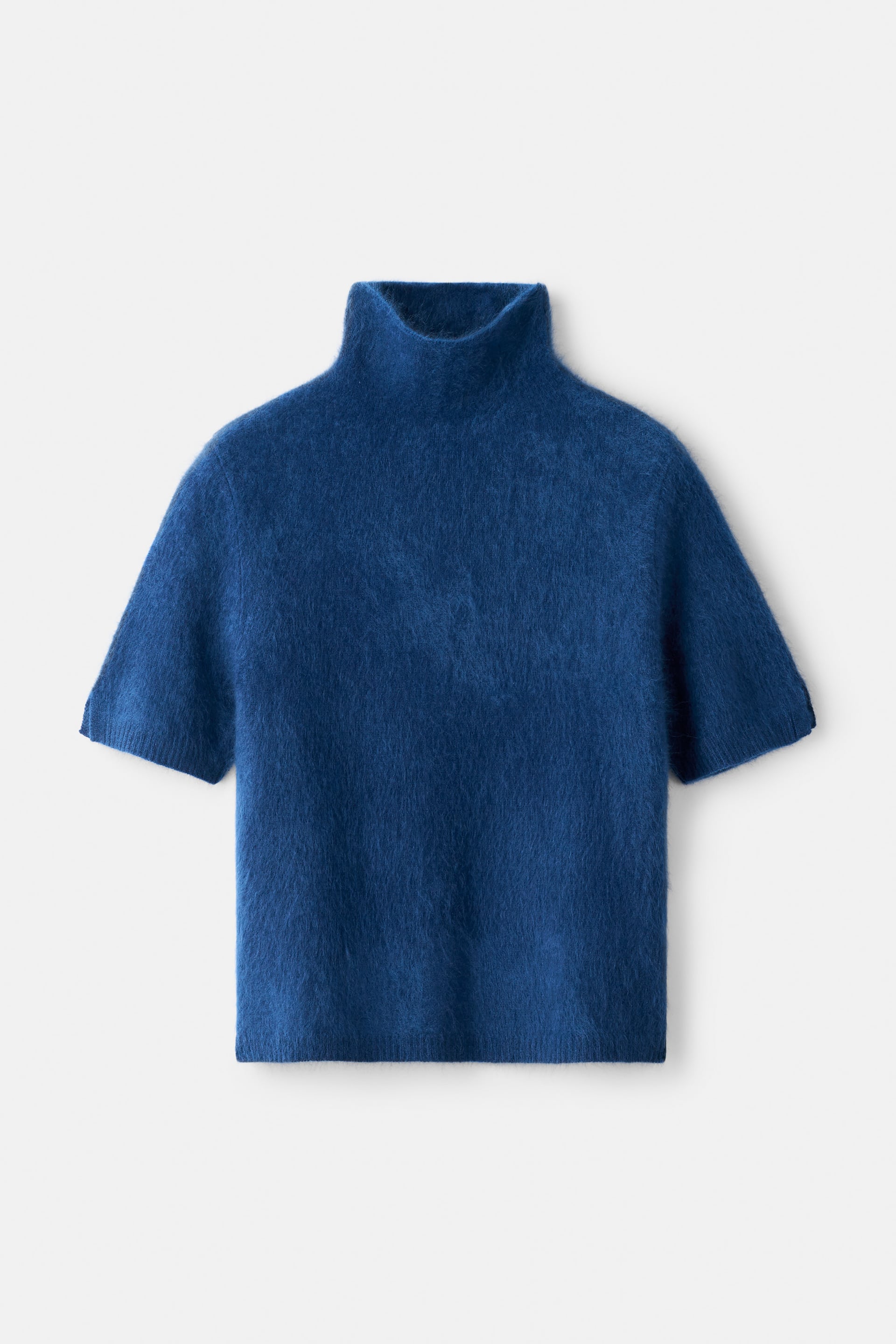 Brushed short sleeve turtleneck 0