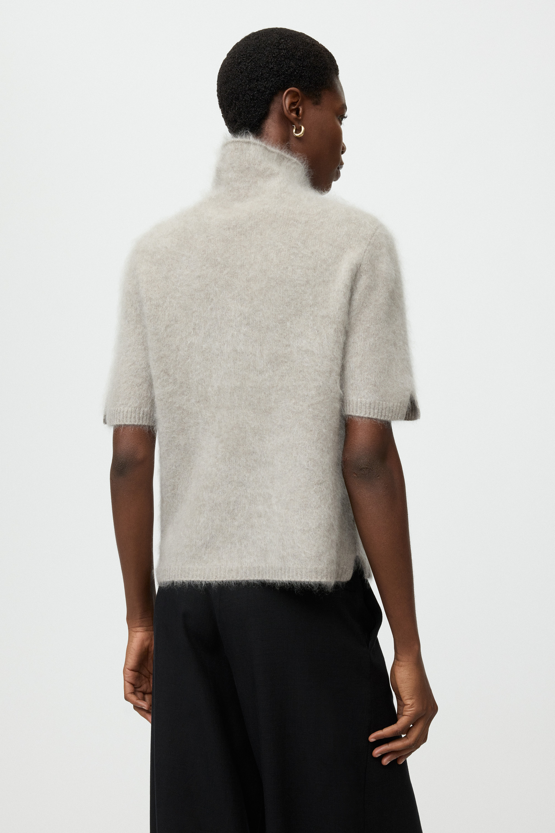 Brushed short sleeve turtleneck 3