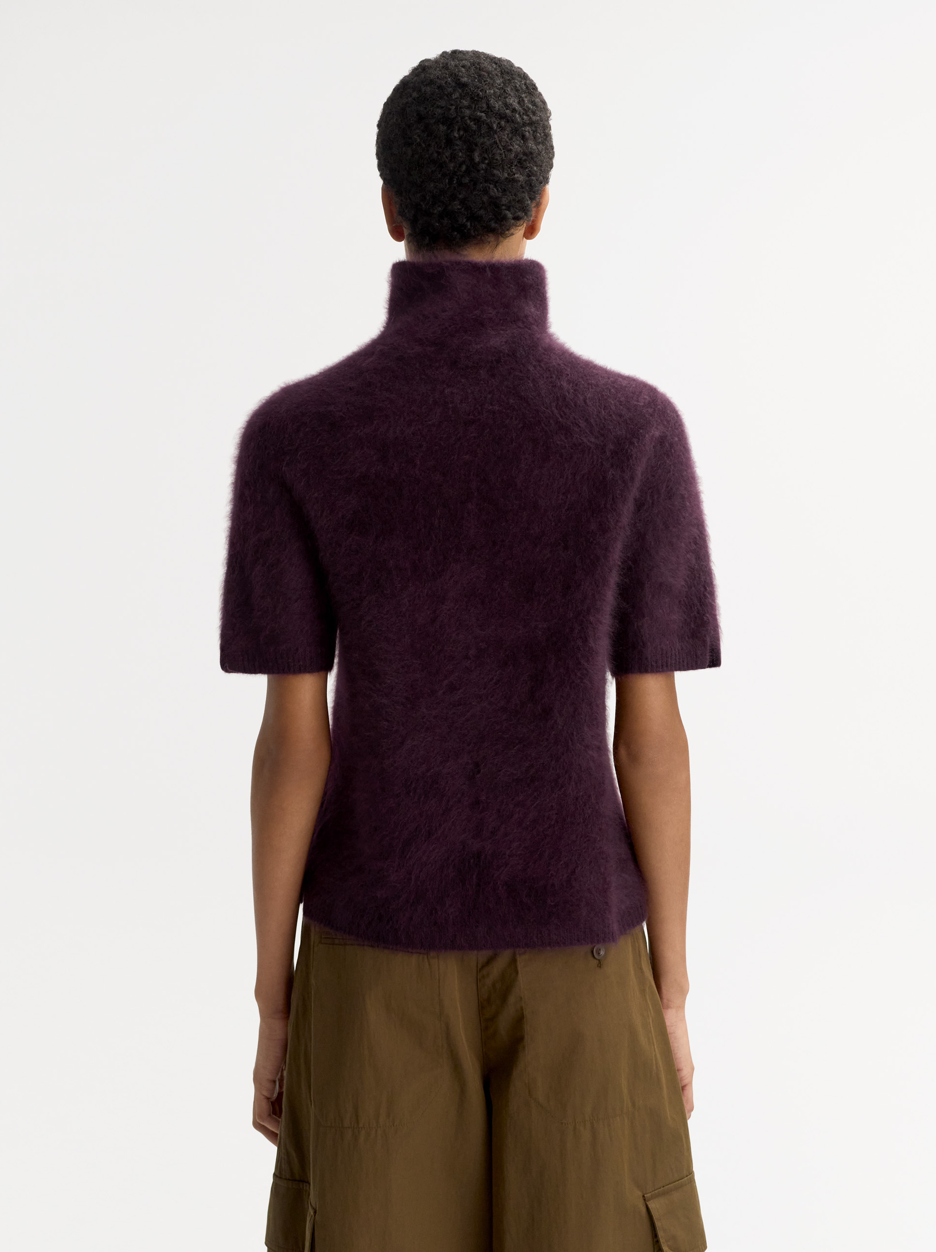 Brushed short sleeve turtleneck 3