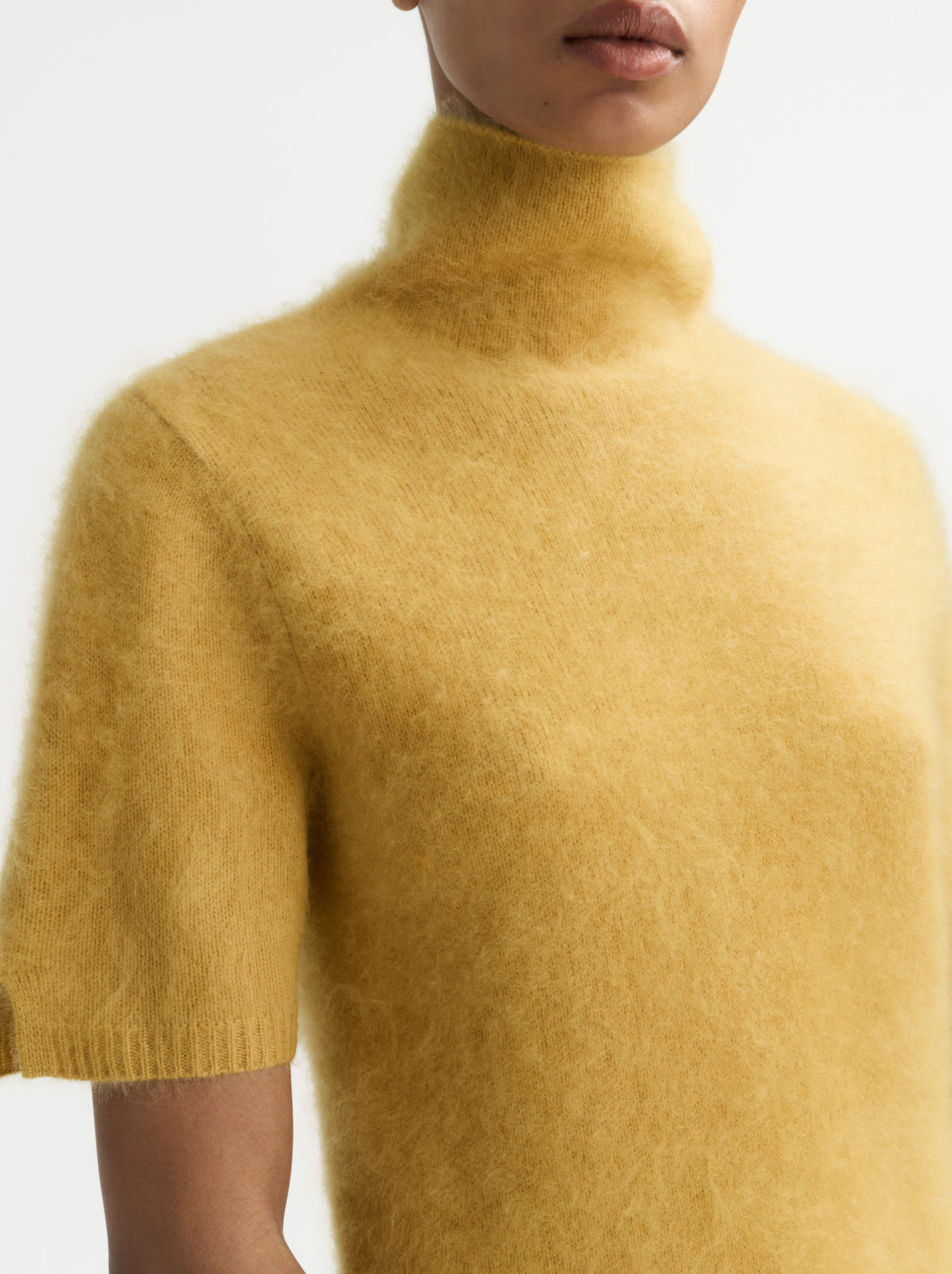 Brushed short sleeve turtleneck 4