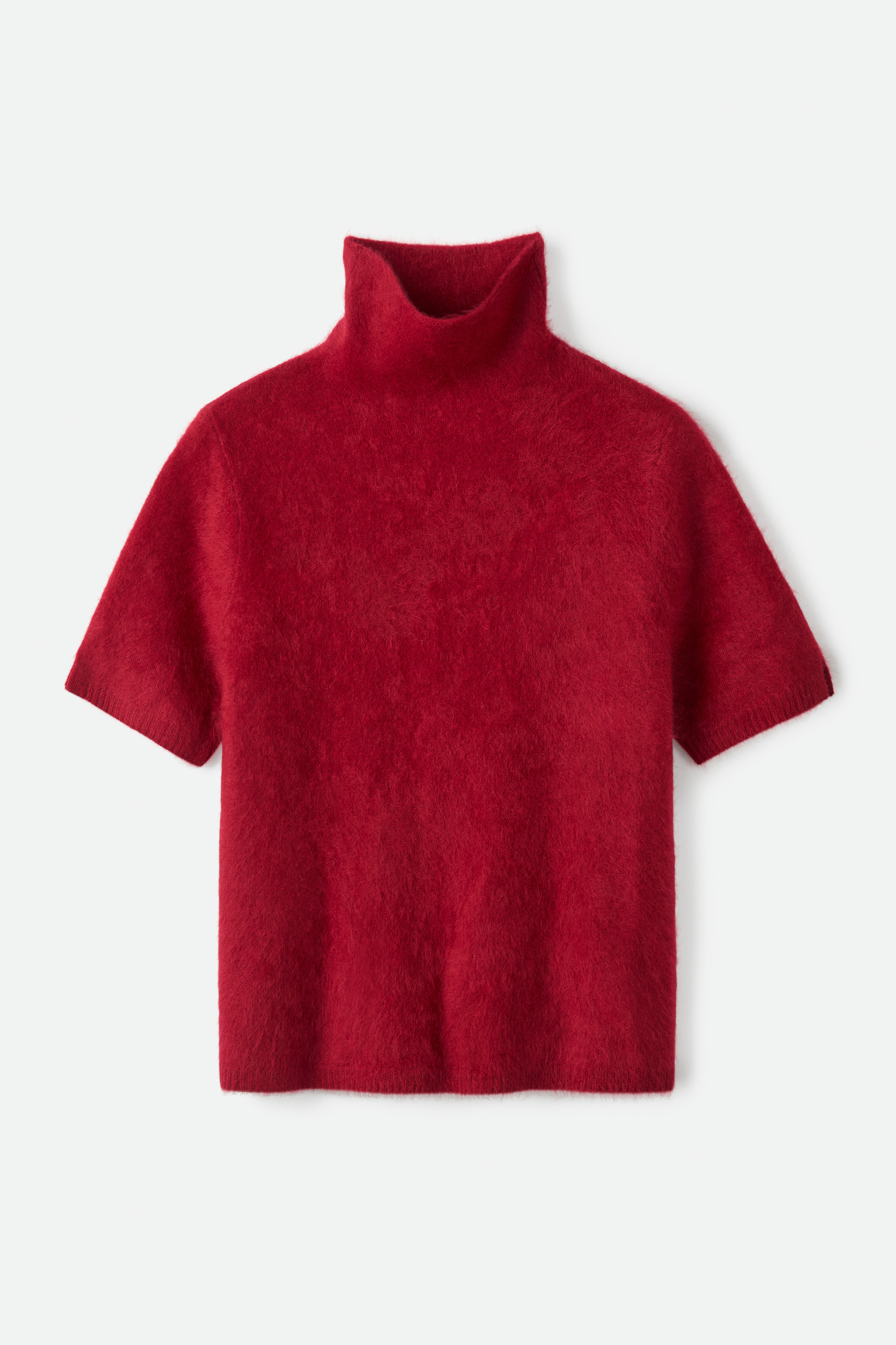 Brushed short sleeve turtleneck 1