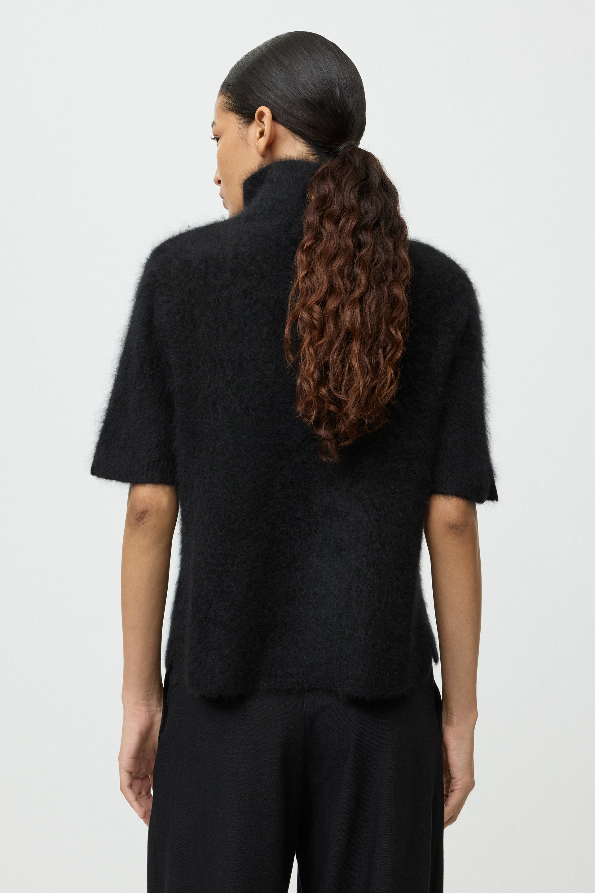 Brushed short sleeve turtleneck 3