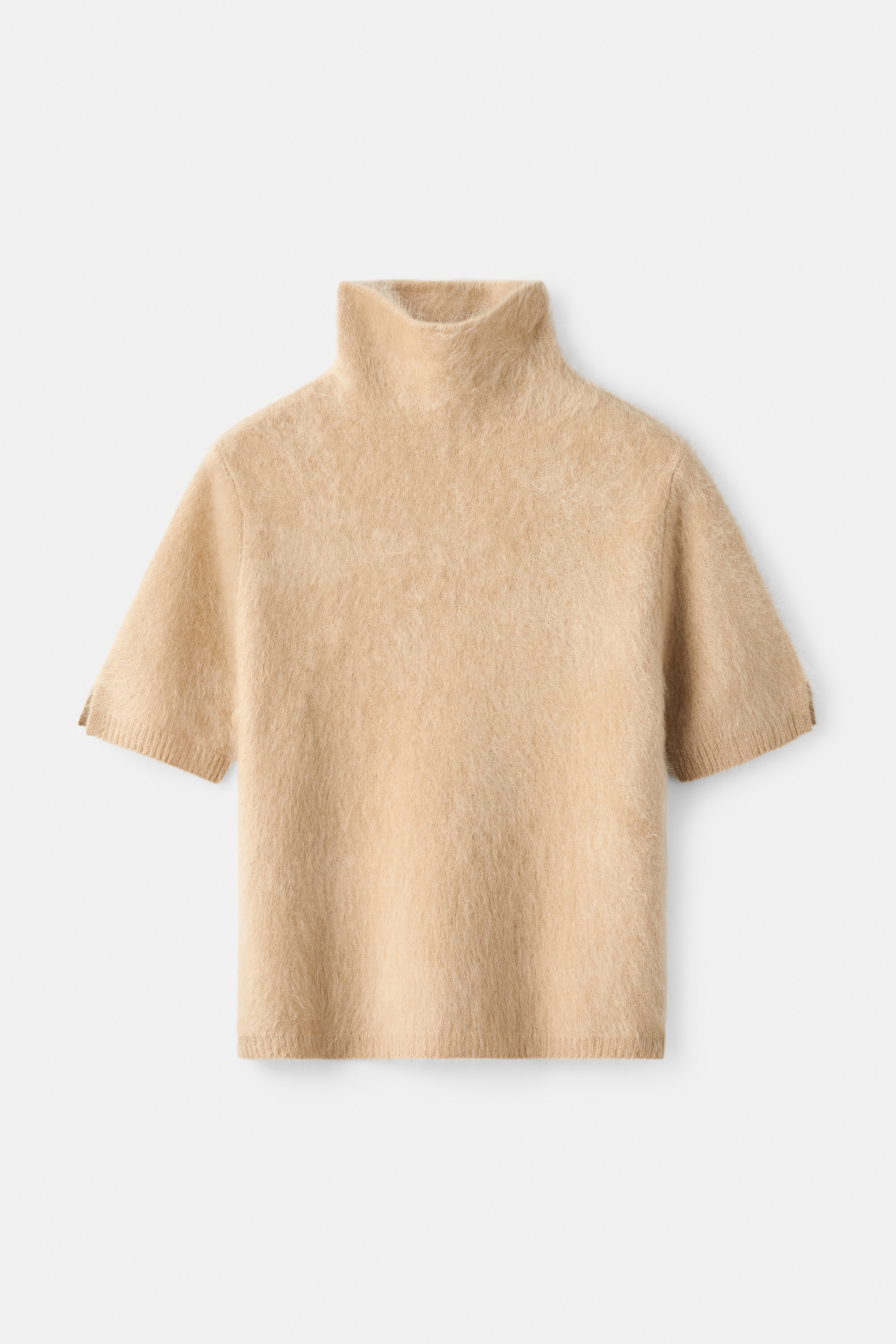 Brushed short sleeve turtleneck 0