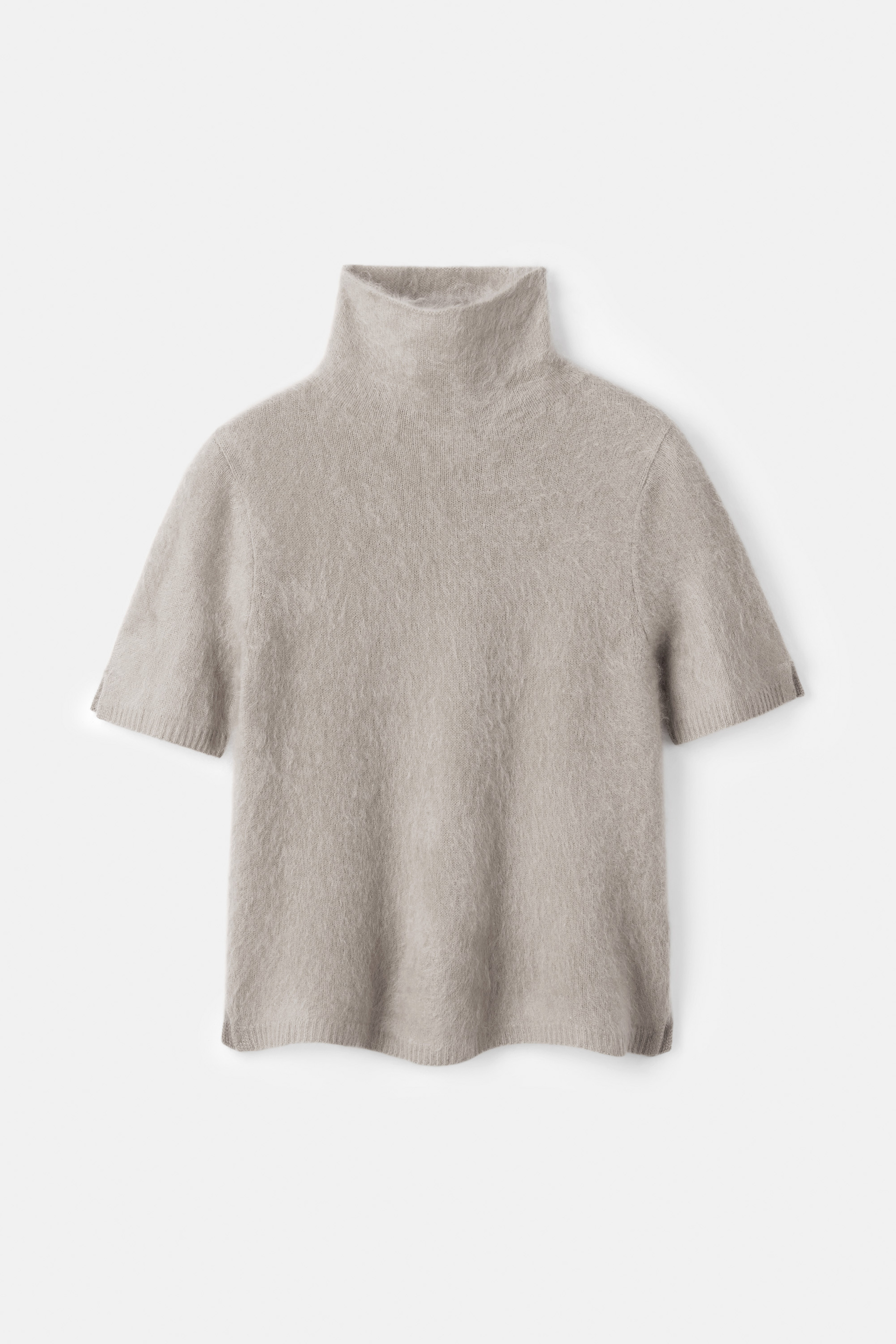 Brushed short sleeve turtleneck 1