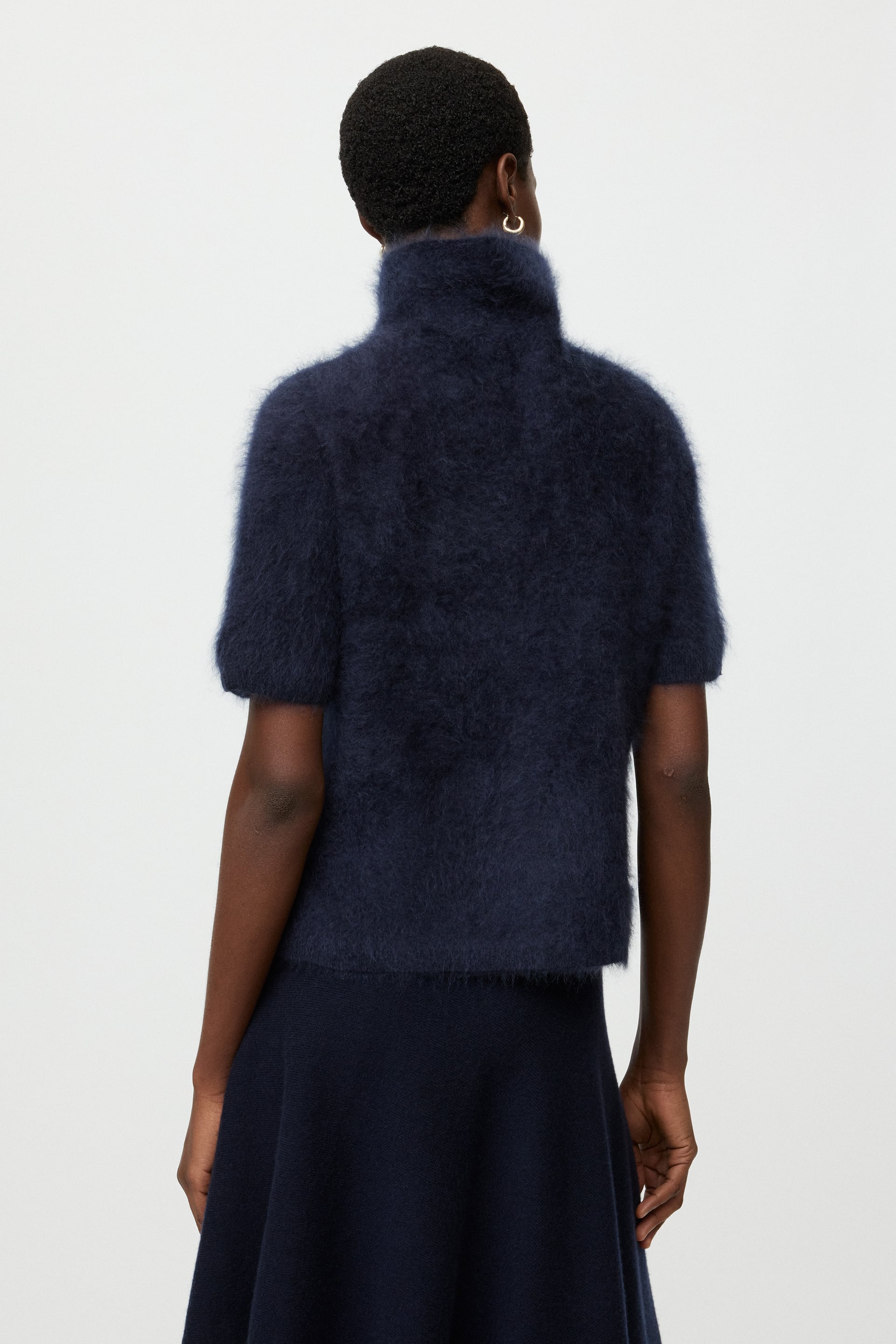 Brushed Short Sleeve Turtleneck 3
