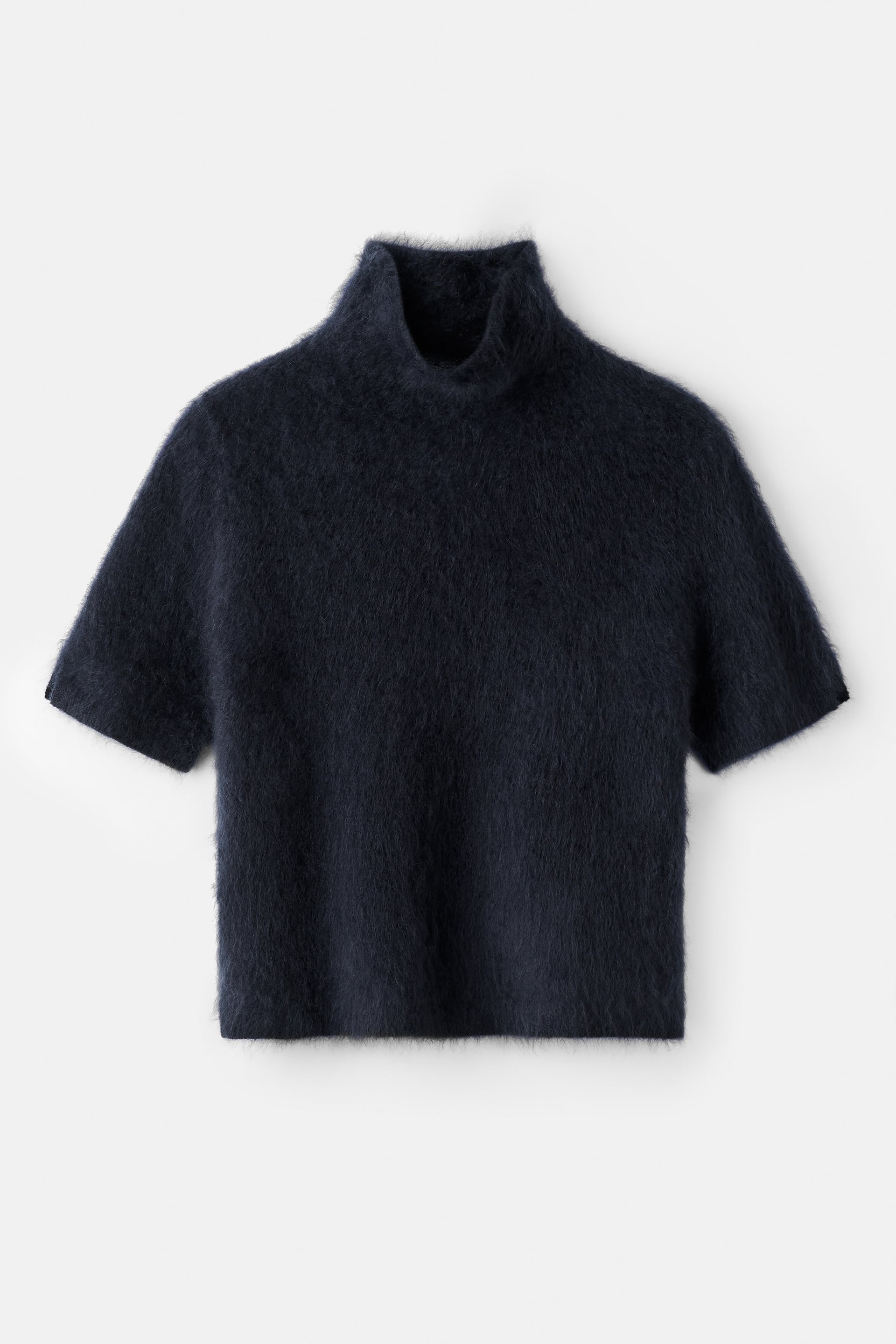 Brushed Short Sleeve Turtleneck 1