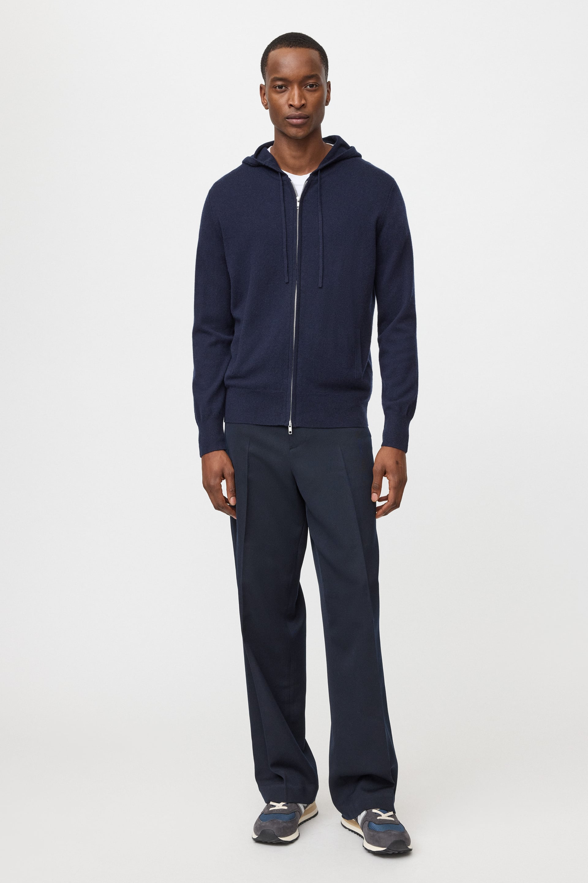 Men's Zip Hoodie Navy 2