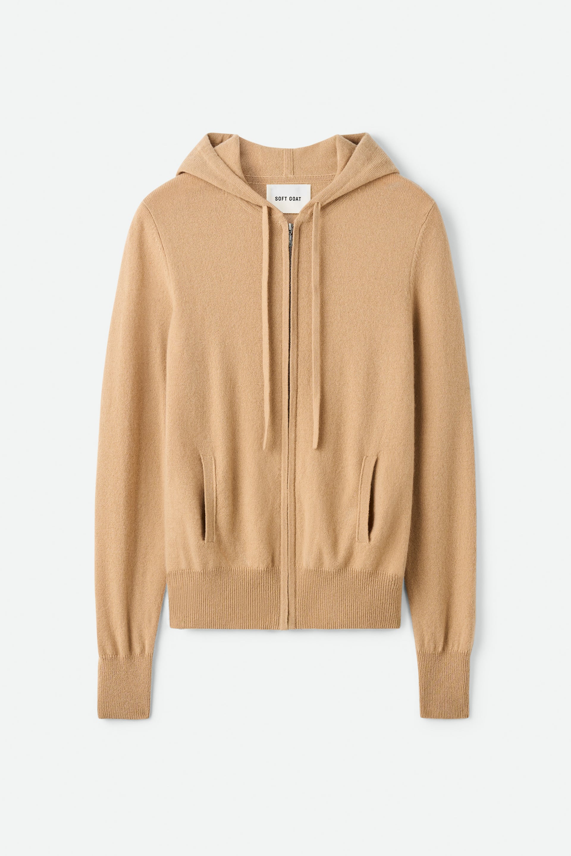 Zip hoodie Camel 1