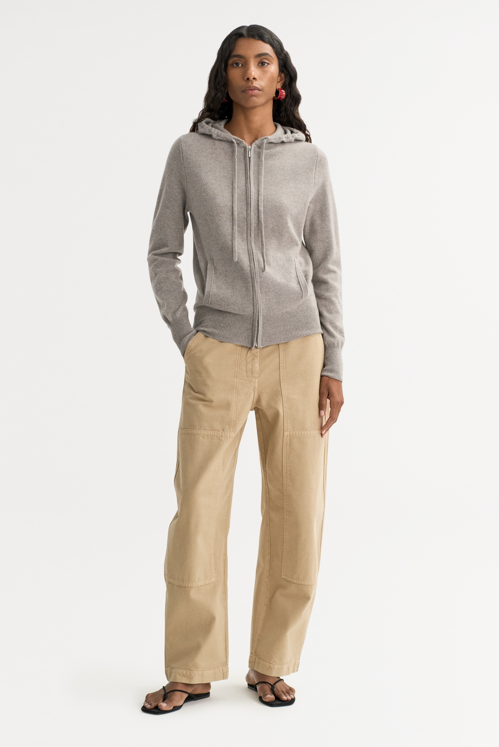 トップス forma 24ss Chunky knit hoodie goffa HEAVY WAFFLE 90`S HOODIE - HOMESTEAD HEATHER – lapstoneandhammer.com