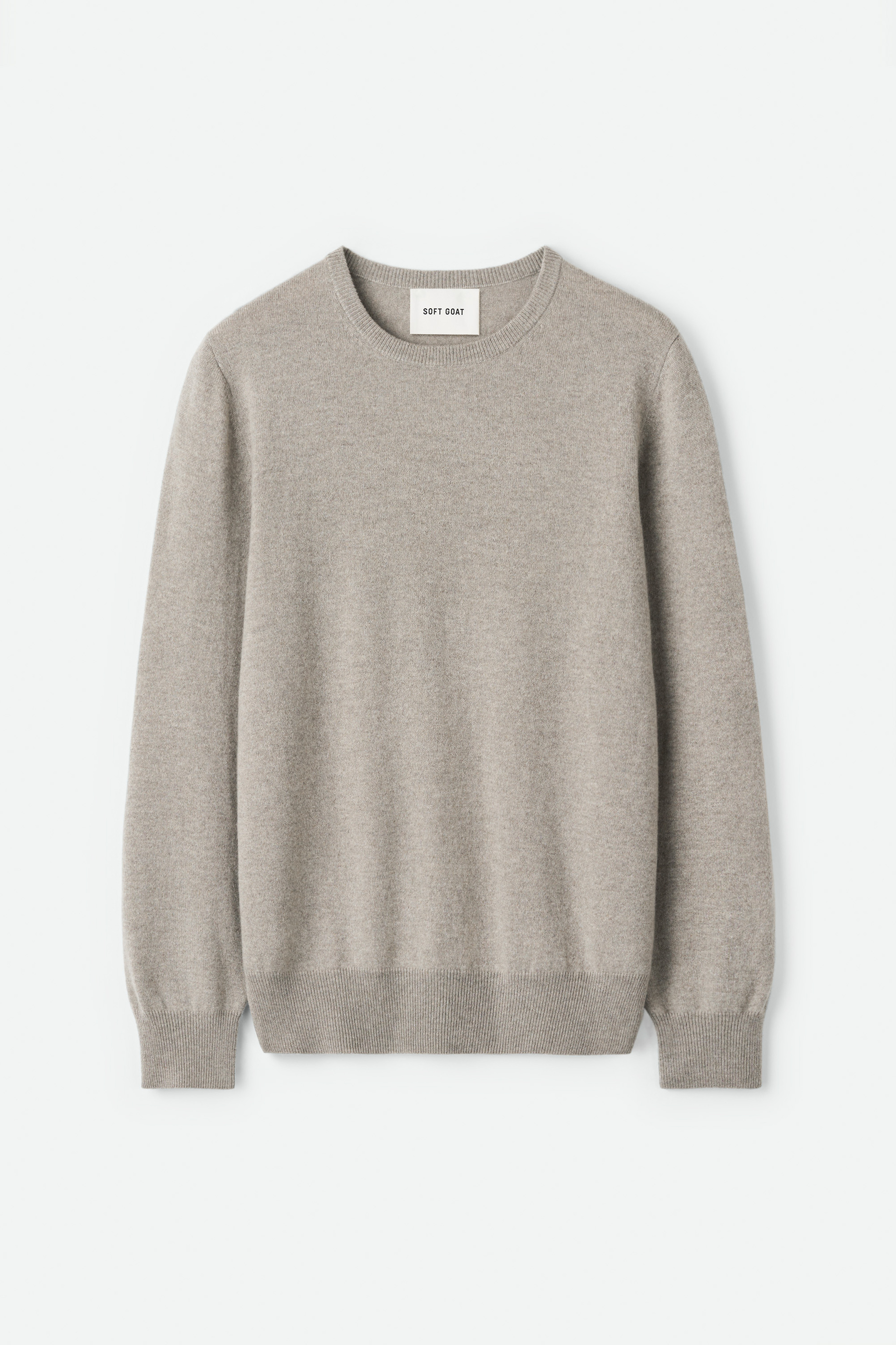Men's Classic Crewneck Greige 1