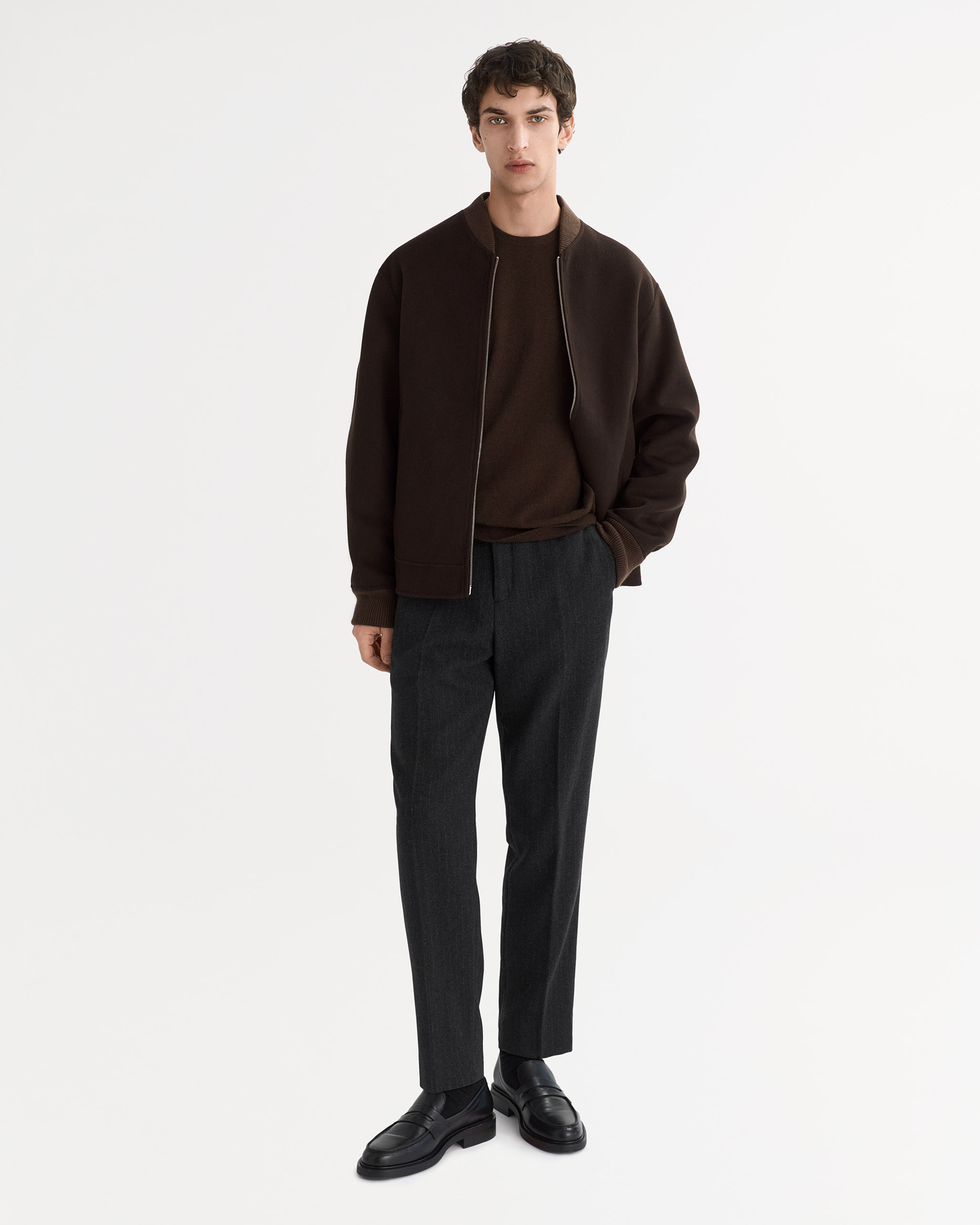 Men's Classic Crewneck Mocha 2